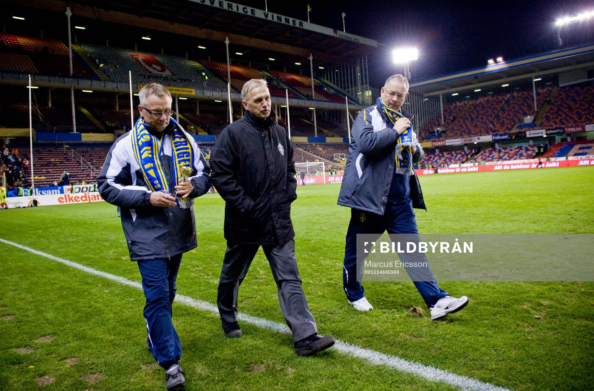 Roland Andersson, assisterande förbundskapten och Lars