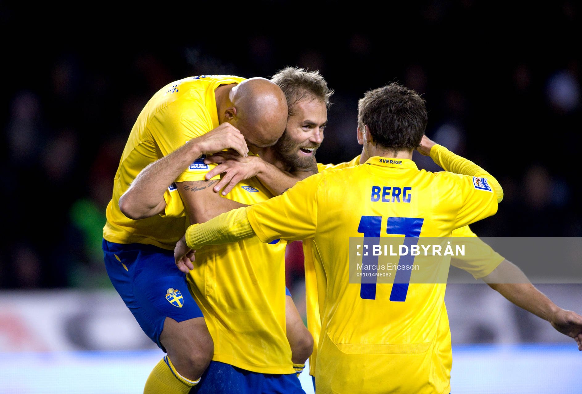 Olof Mellberg, glädje, jubel