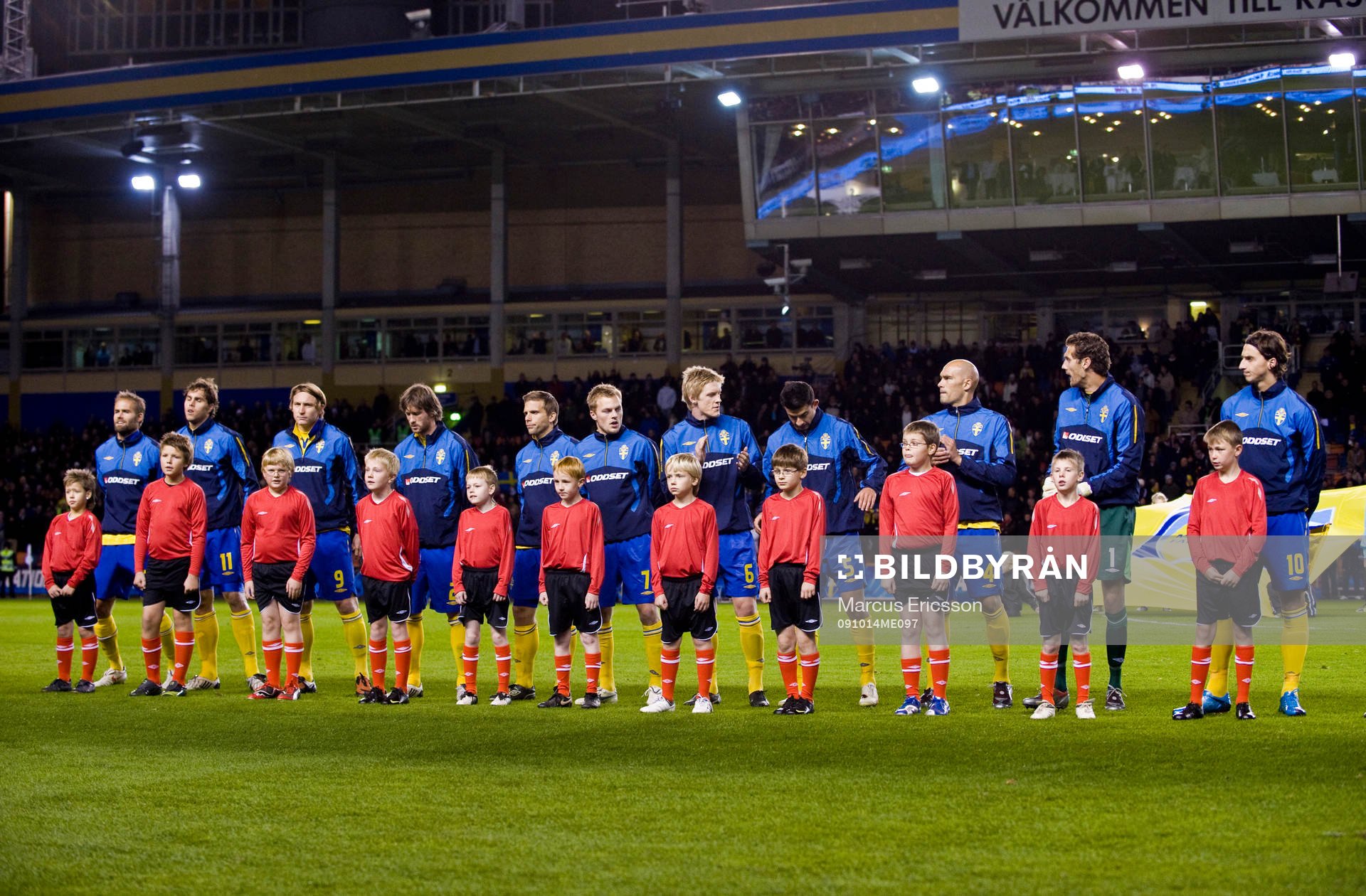 Line-up, Sverige, med knattar