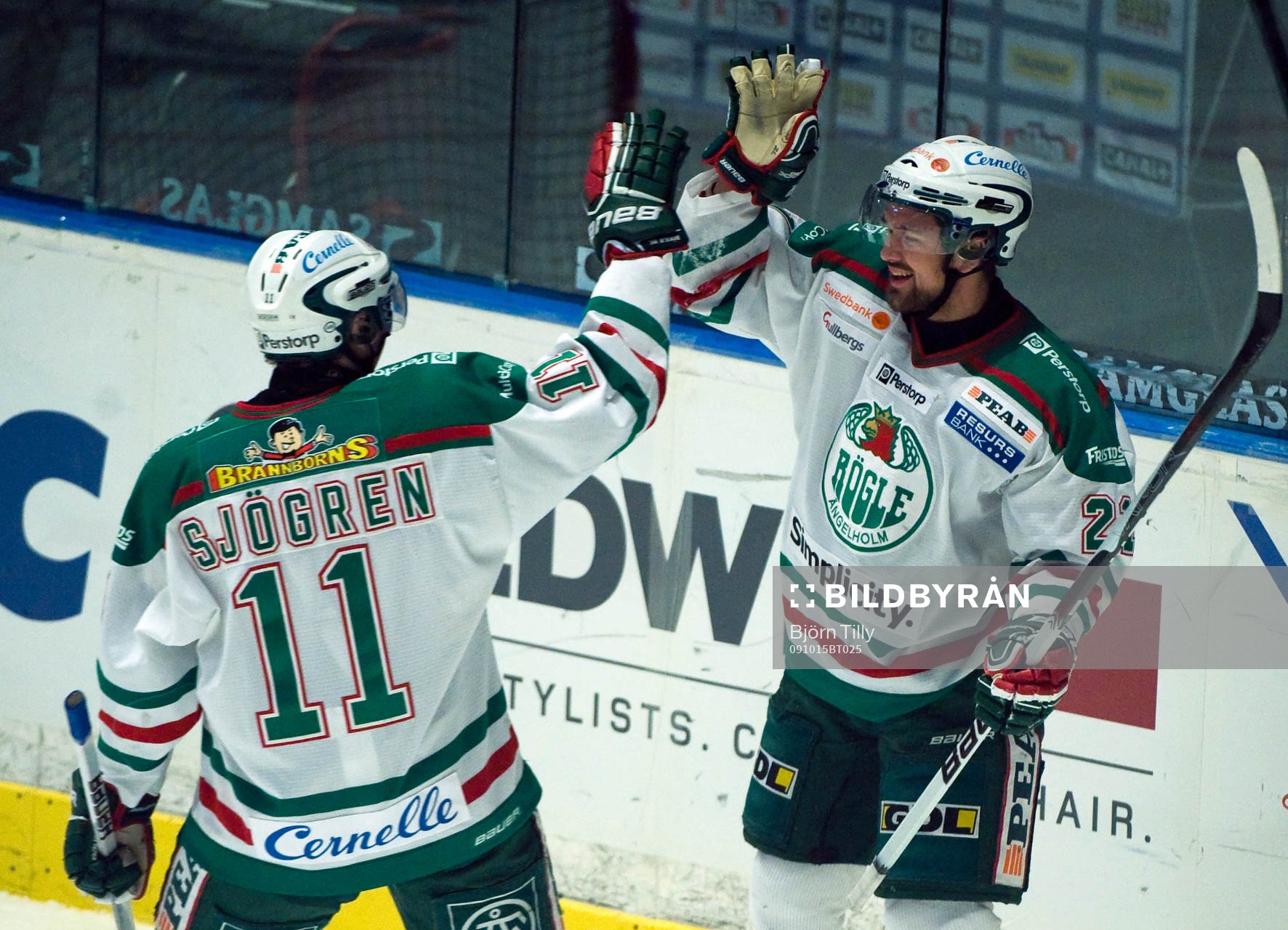 Johan Alcén, Rögle, jubel