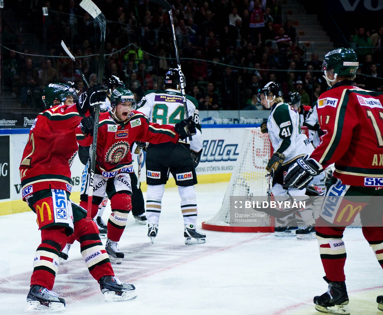 Fredrik Pettersson, Frölunda, jubel