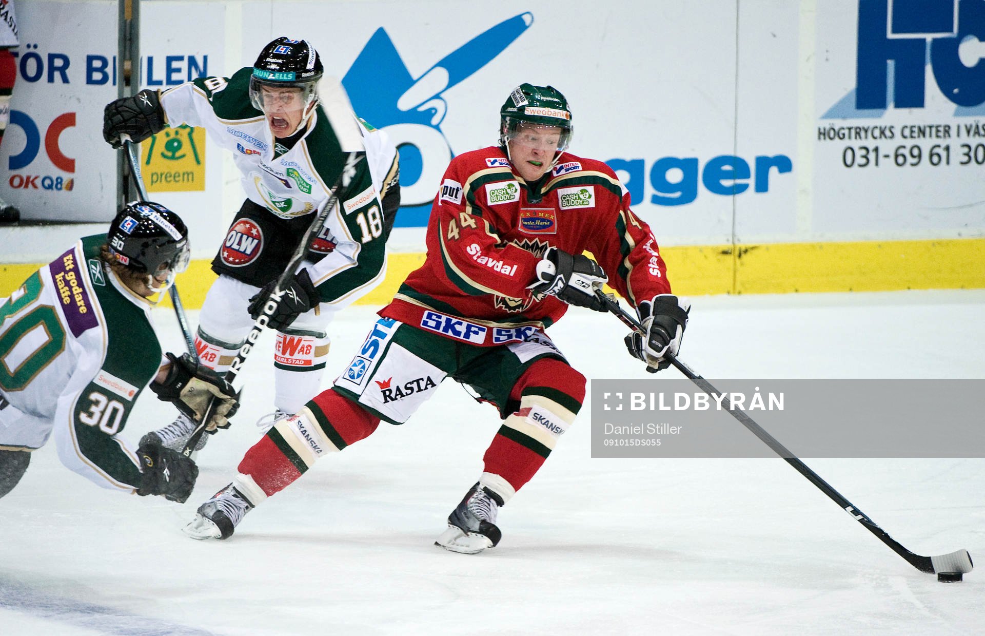 Martin Röymark, Frölunda. Robin Sterner, Marcus Paulsson,