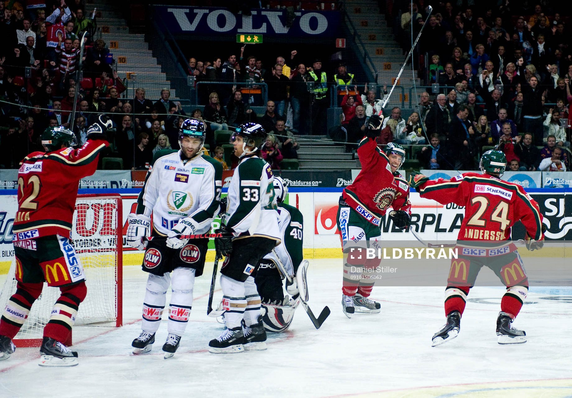 Joel Lundqvist, Frölunda, jubel