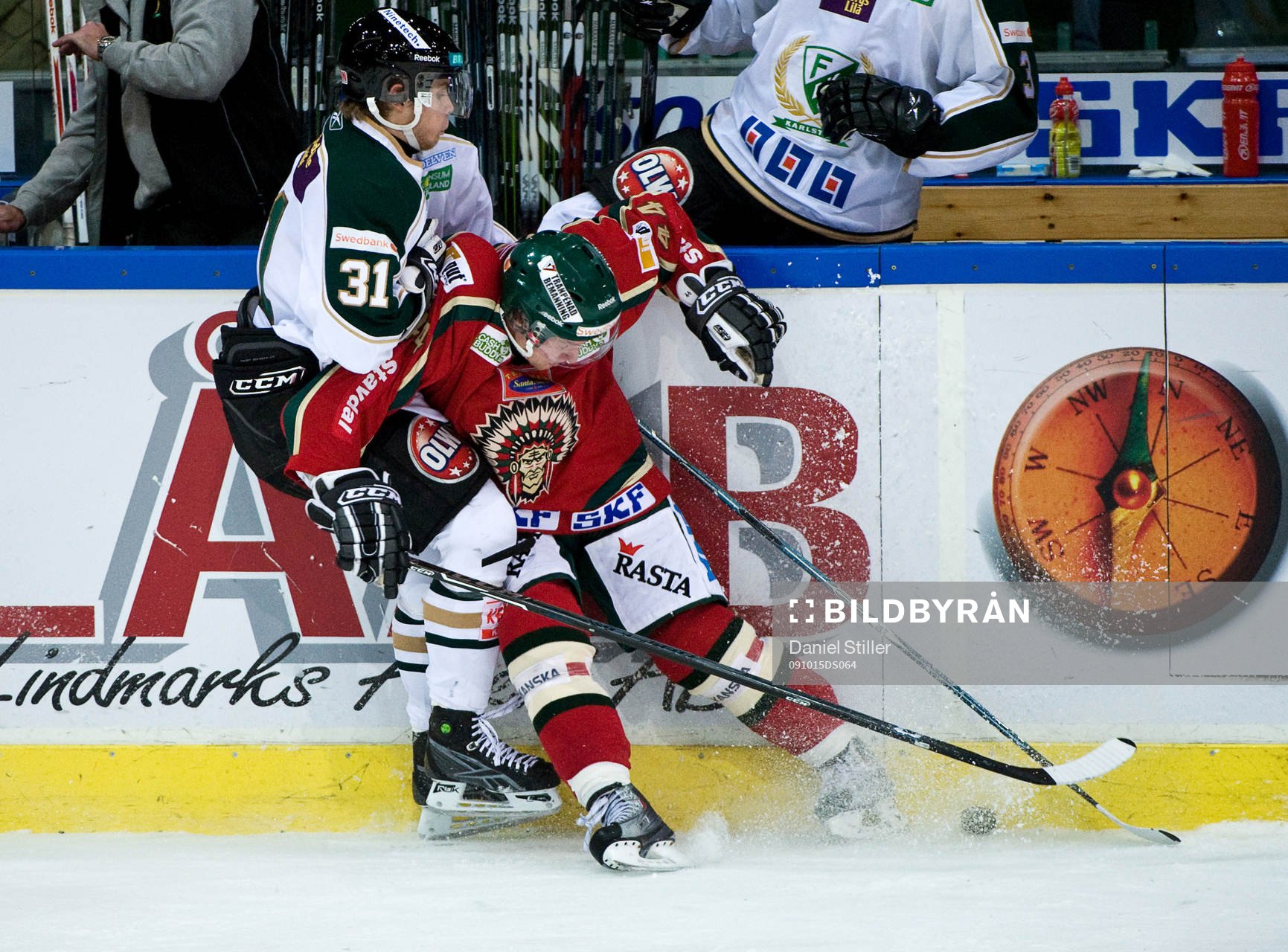 Martin Röymark, Frölunda. Anton Grundel, Färjestad
