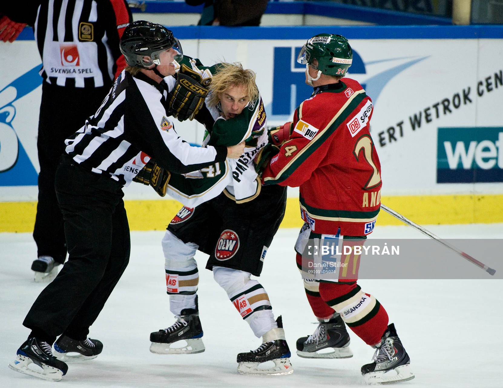 Antti Pihlström, Färjestad och Niklas Andersson,