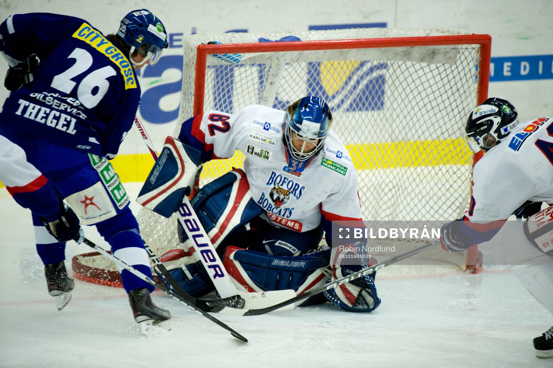 Micael Andersson, Målvakt, Bofors och Henrik Thegel,