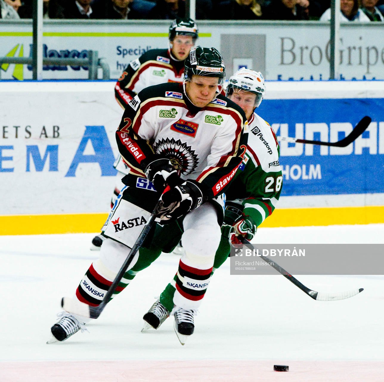 Jan (Janne) Niskala, Frölunda och Eric Beaudoin, Rögle