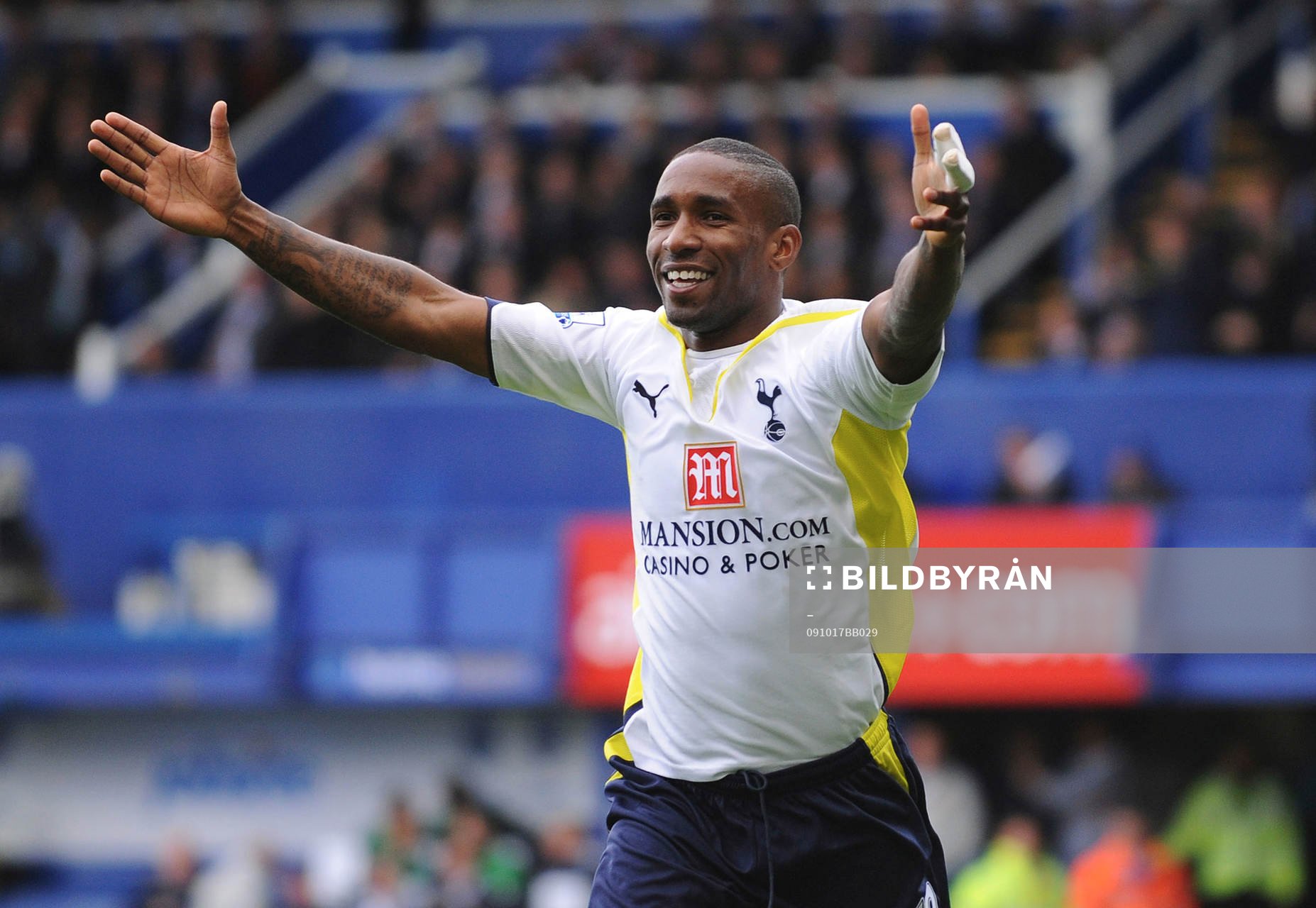  Jermain Defoe, Tottenham, glädje, jubel.