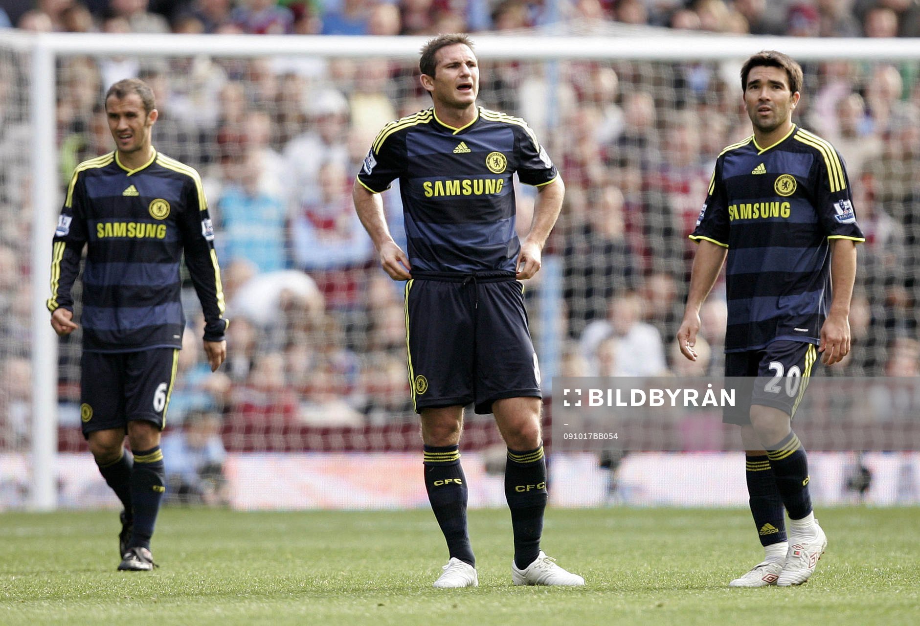 Ricardo Carvalho, Frank Lampard och Deco, Chelsea, depp