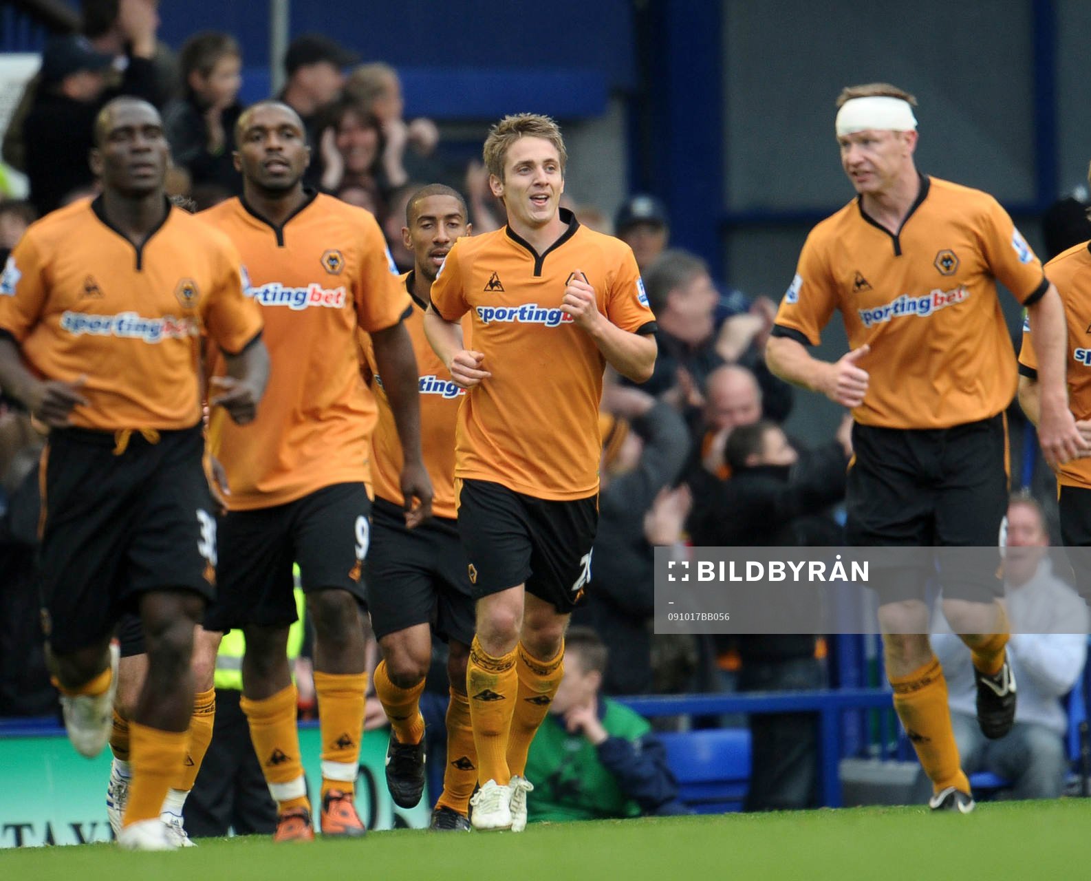  Kevin Doyle, Wolverhampton, glädje, jubel.