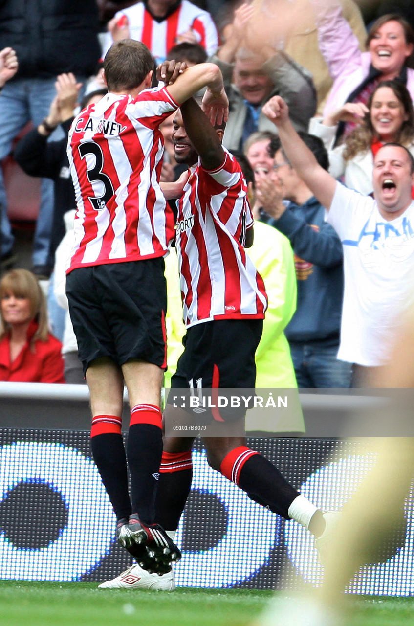 Darren Bent, Sunderland, glädje, jubel