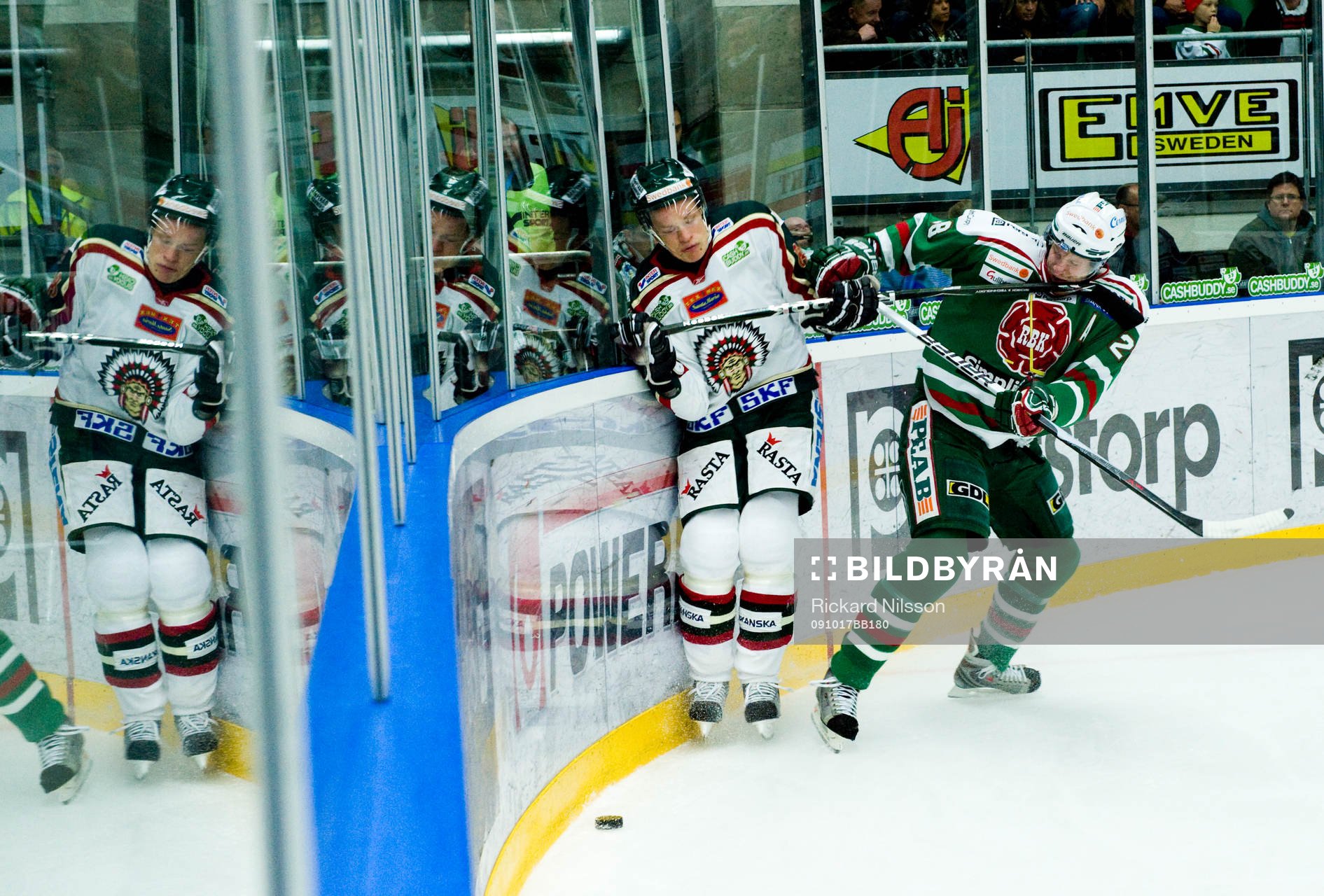 Eric Beaudoin, Rögle och Patric Blomdahl, Frölunda