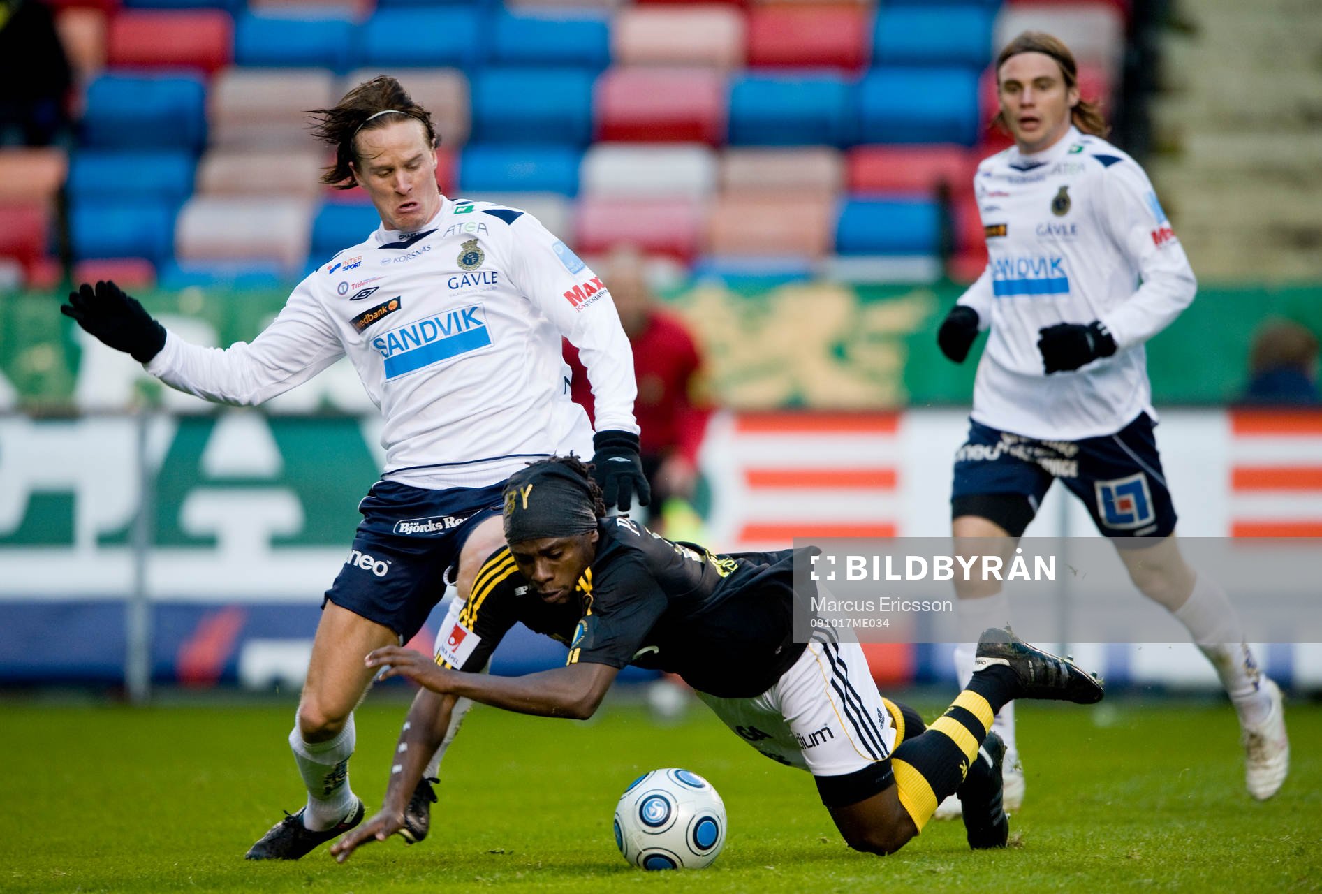 Martin Kayongo Mutumba, AIK och Andreas Dahlén, Gefle