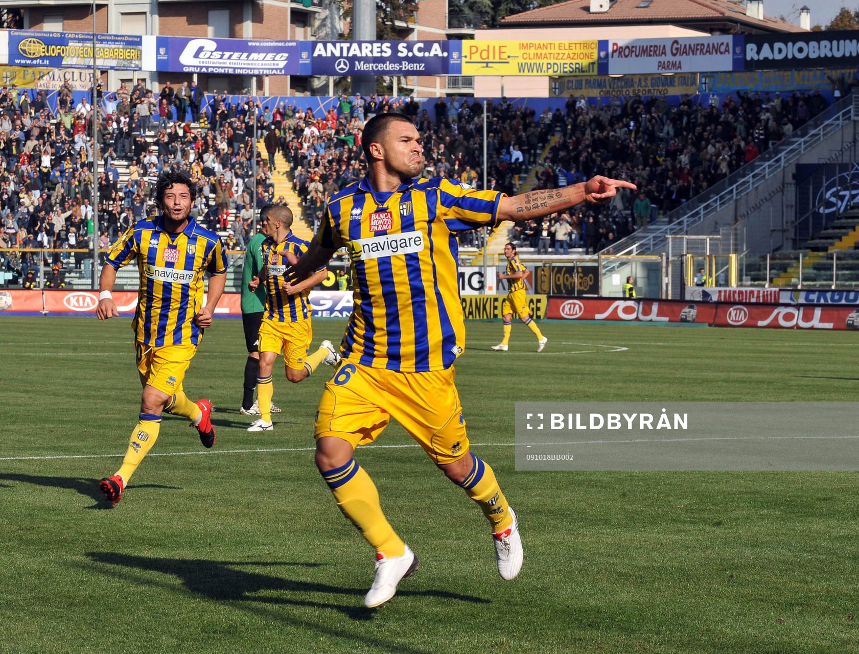 Bojinov, Parma, glädje, jubel