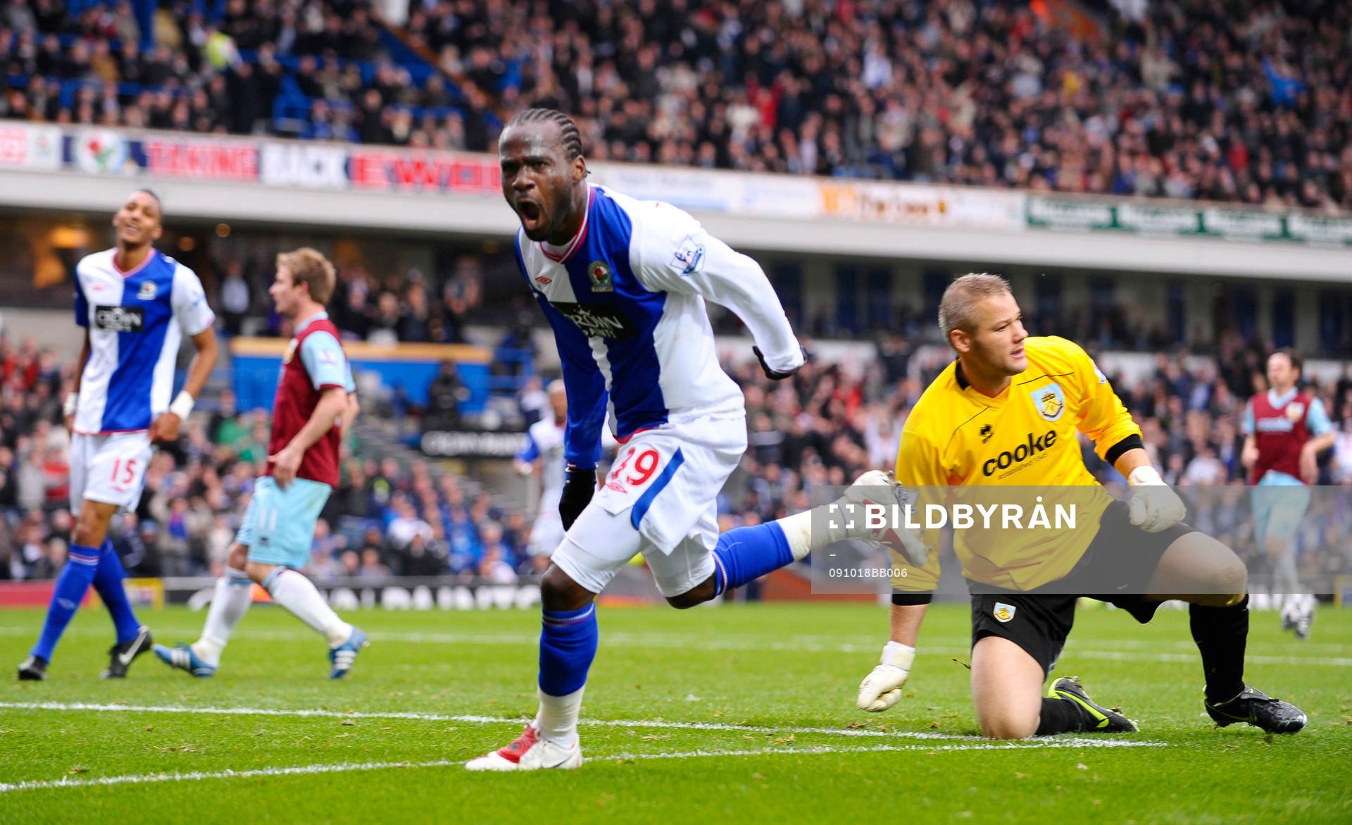 Pascal Chimbonda, Blackburn, glädje, jubel