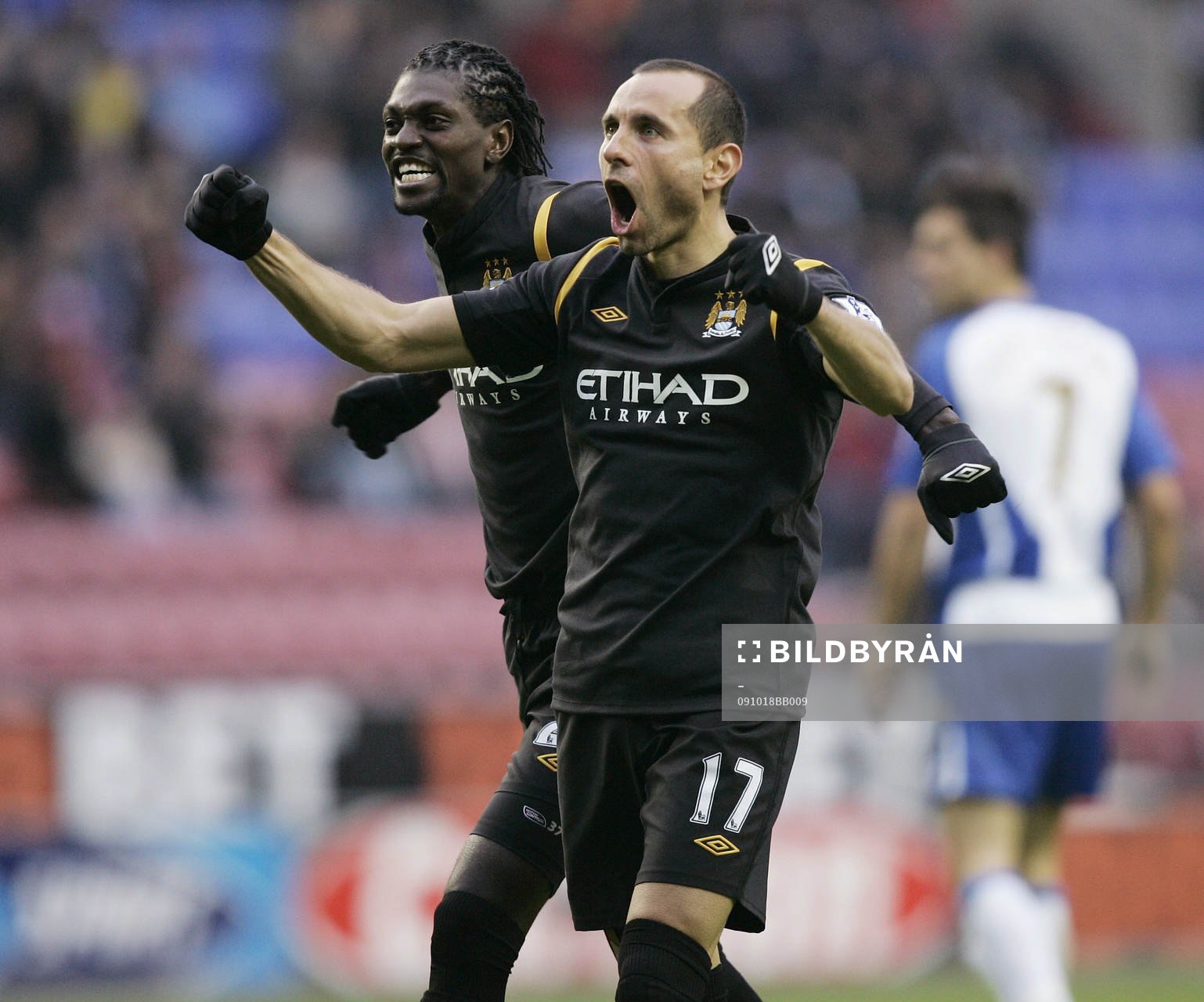  Martin Petrov, Manchester City, glädje, jubel.