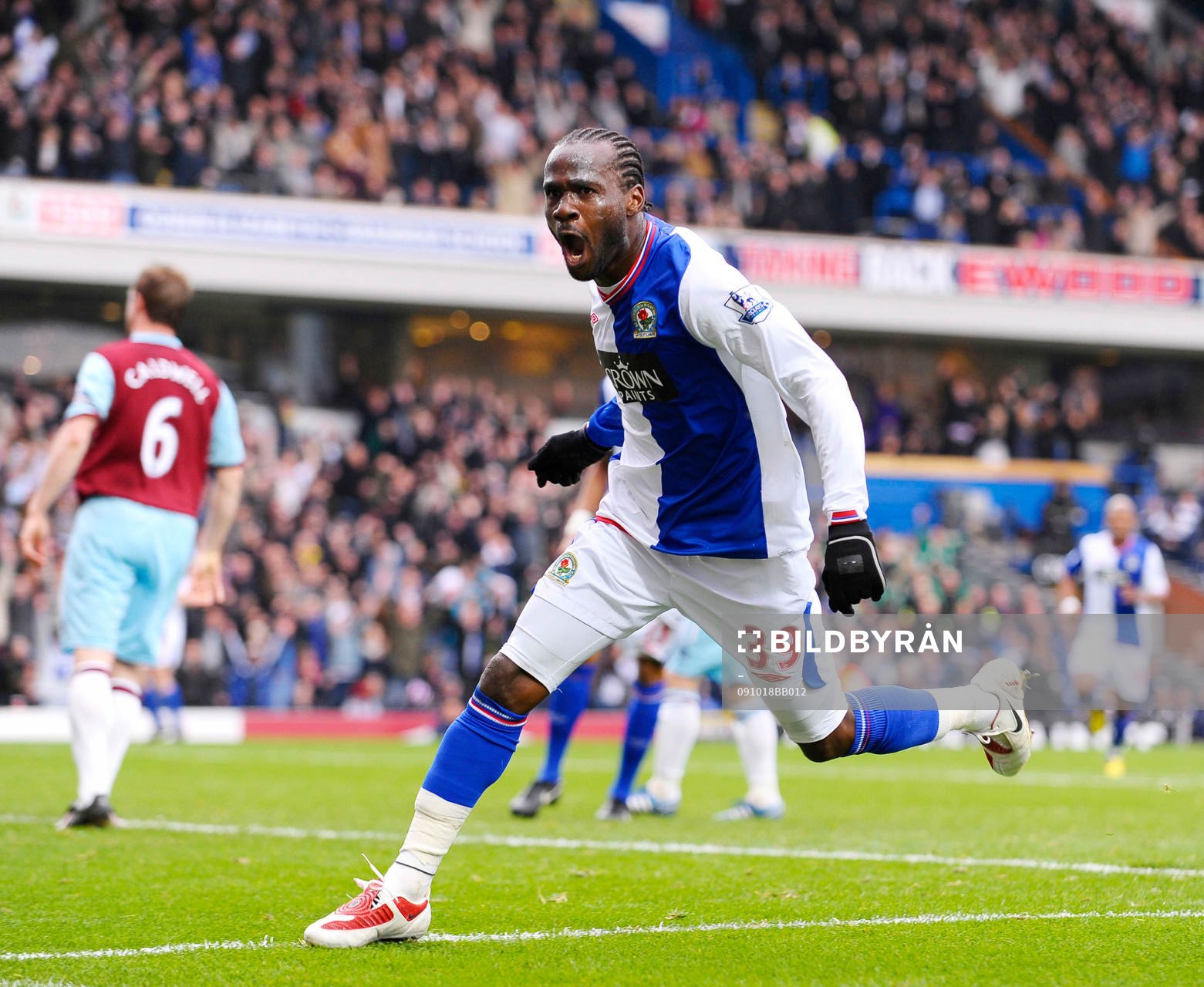 Pascal Chimbonda, Blackburn, glädje, jubel