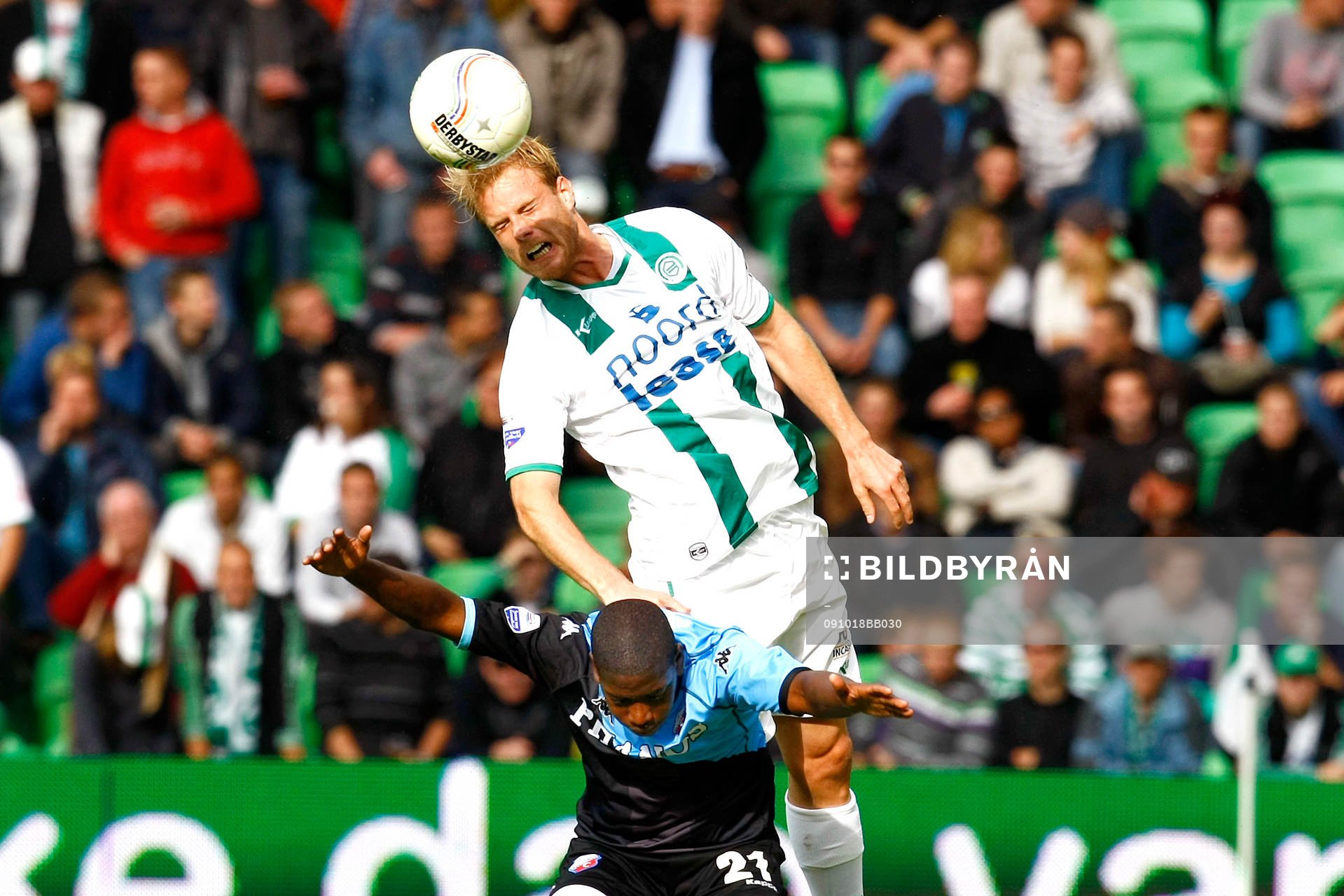 Fredrik Stenman, Groningen i nickduell med Leroy George,