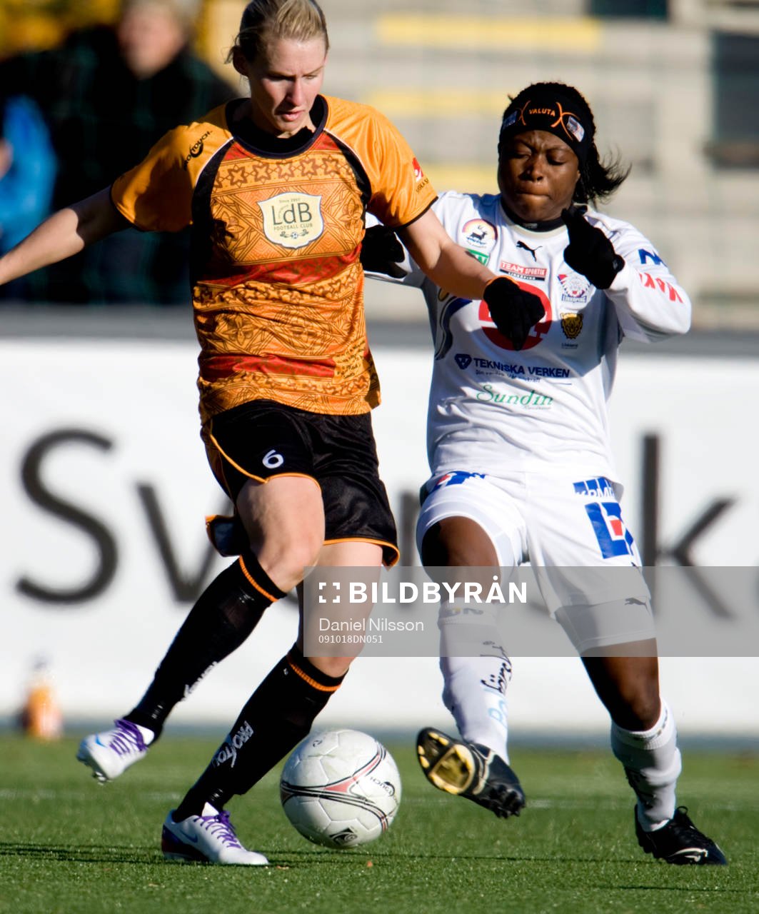 Faith Ikidi, Linköping och Maria Aronsson, Ldb