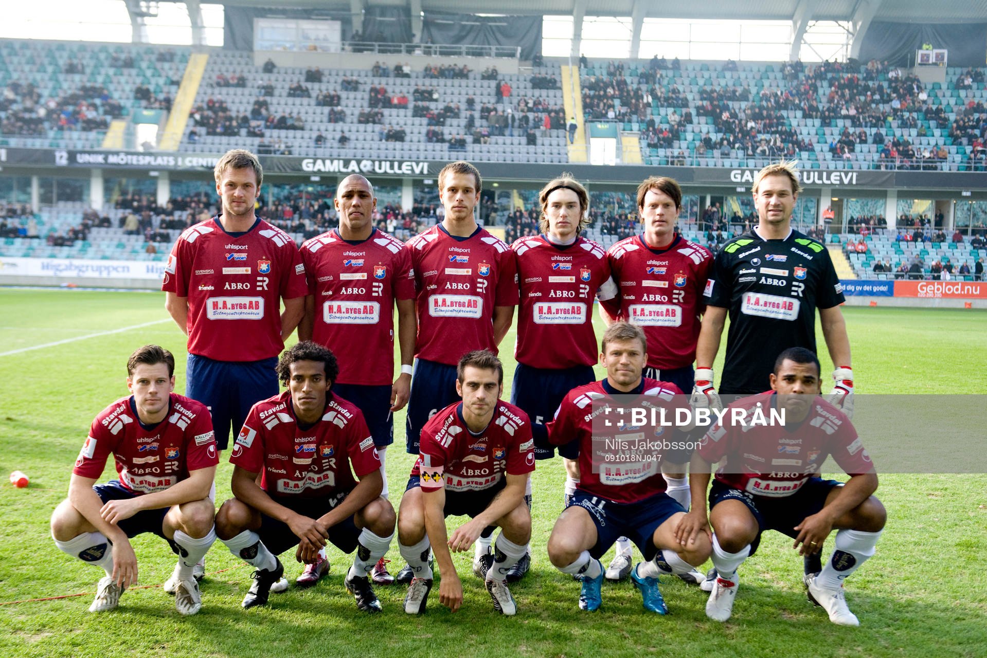 Lagbild, startelva, Örgryte IS