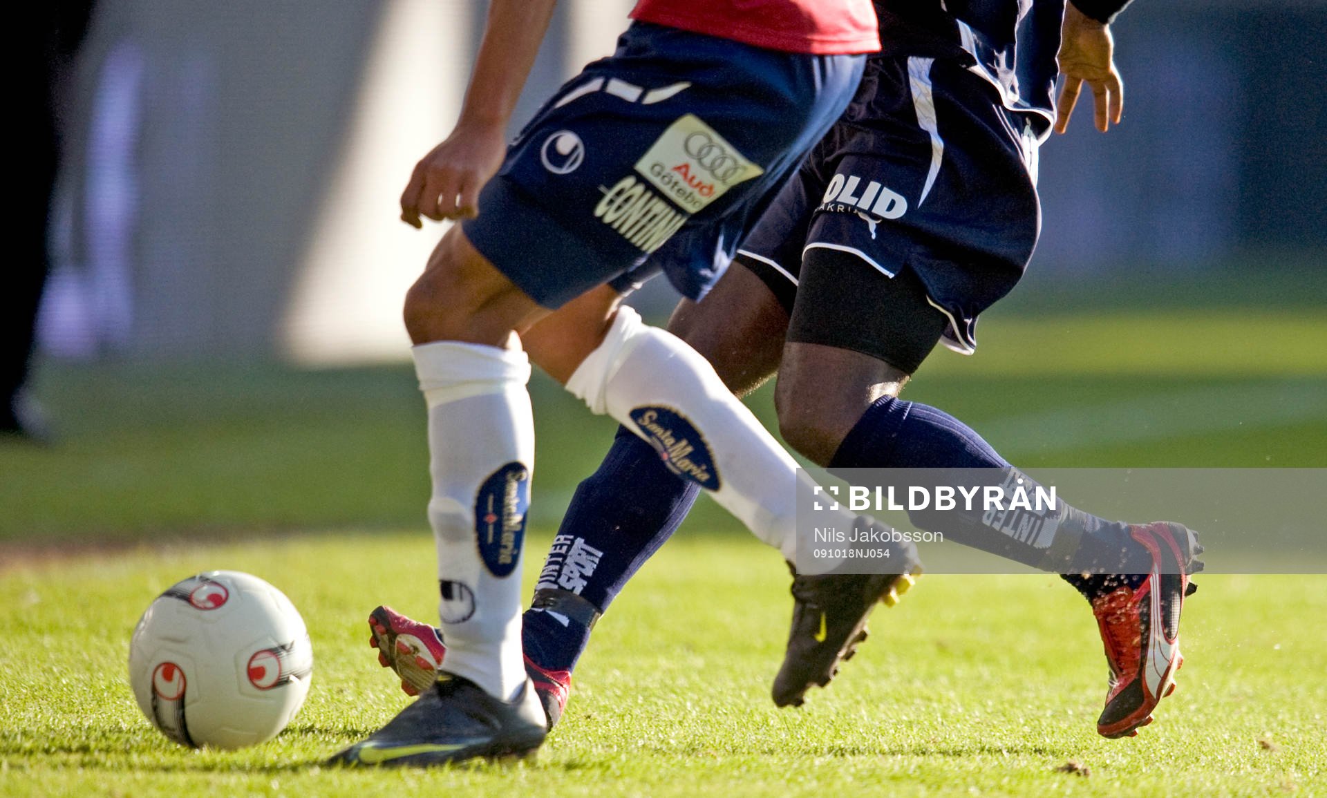 Fotboll, fötter, boll, sport, genre