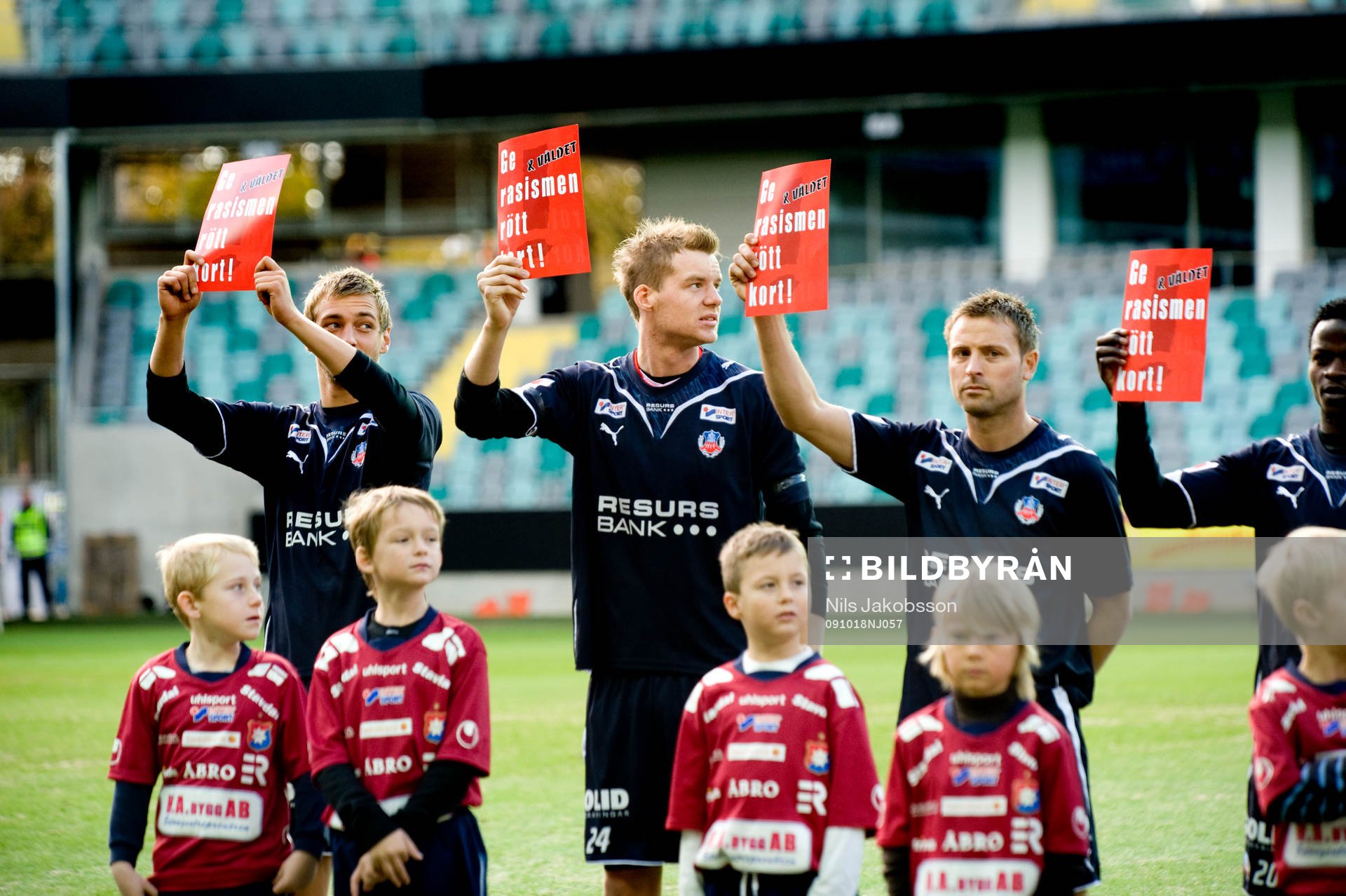 Ge rasismen och våldet rött kort, Marcus Nilsson,