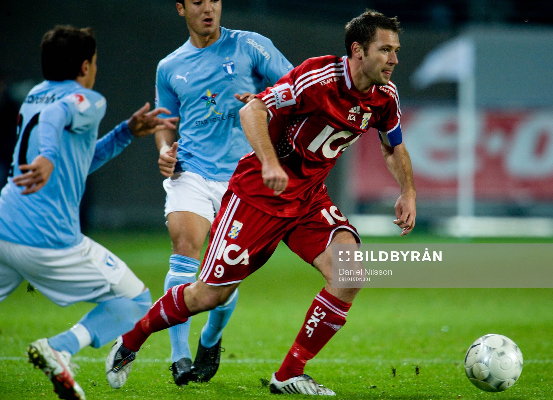 Ricardinho och Jiloan Hamad, Malmö och Stefan Selakovic,