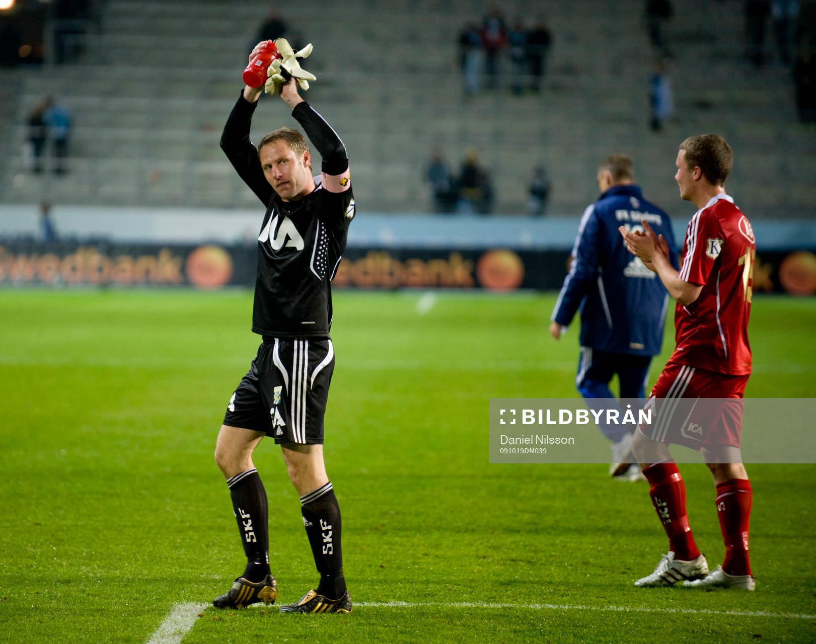 Kim Christensen, målvakt Göteborg jubel