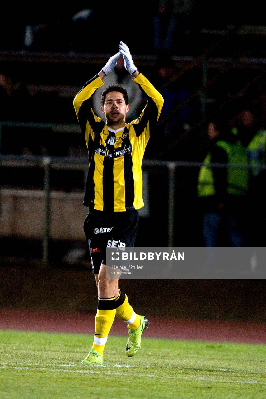  Vinicius Lopes Souto, Häcken, gör 1-1. Jubel
