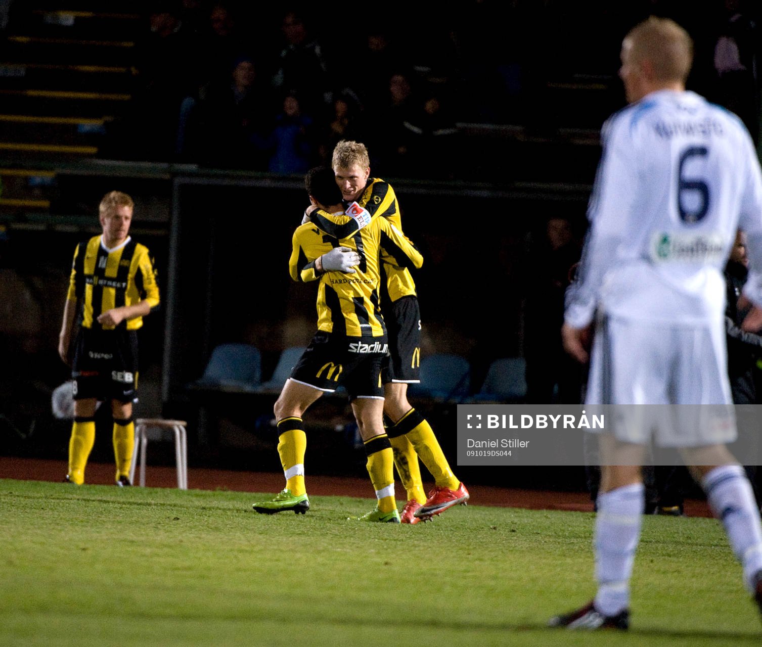 Vinicius Lopes Souto, Häcken, gör 1-1. Jubel