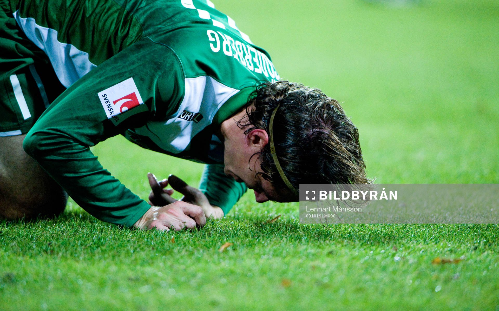 Freddy Söderberg, Hammarby, biter i gräset