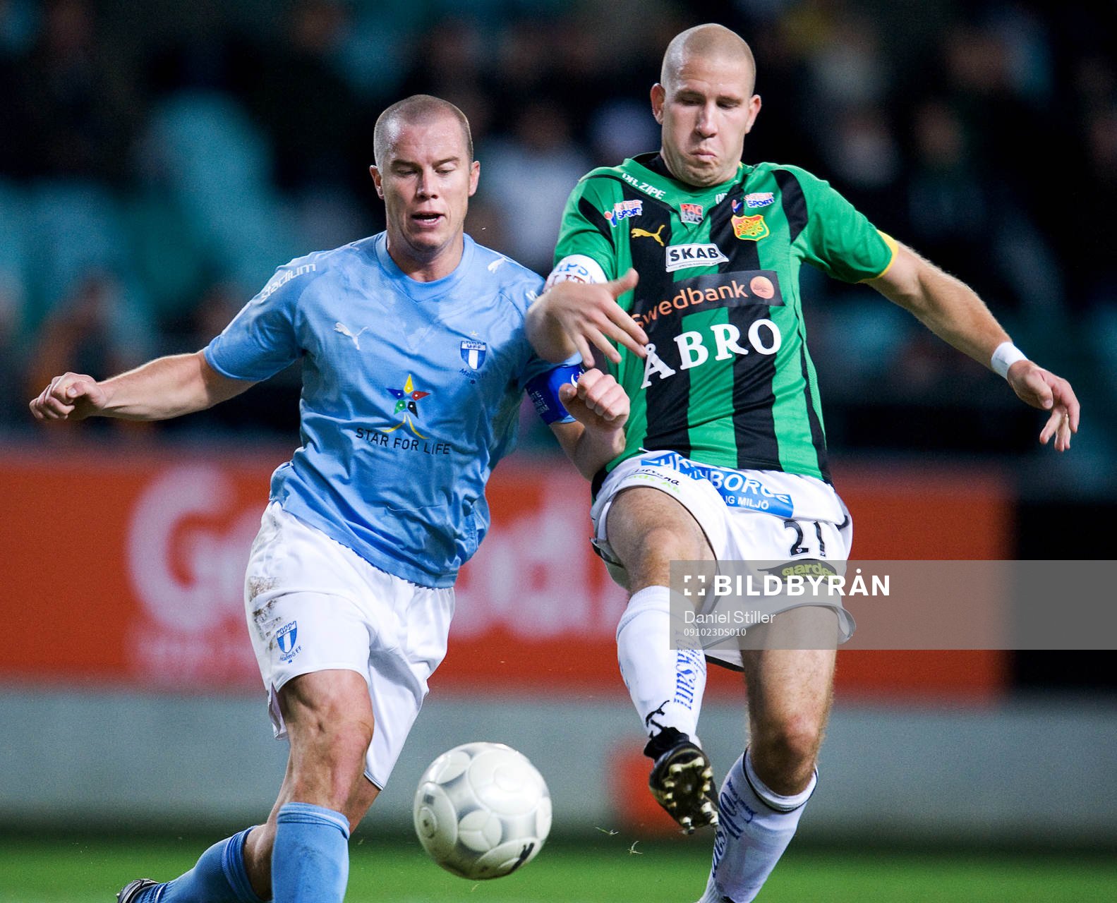 Daniel Andersson, Malmö FF och Mattias Lindström, GAIS