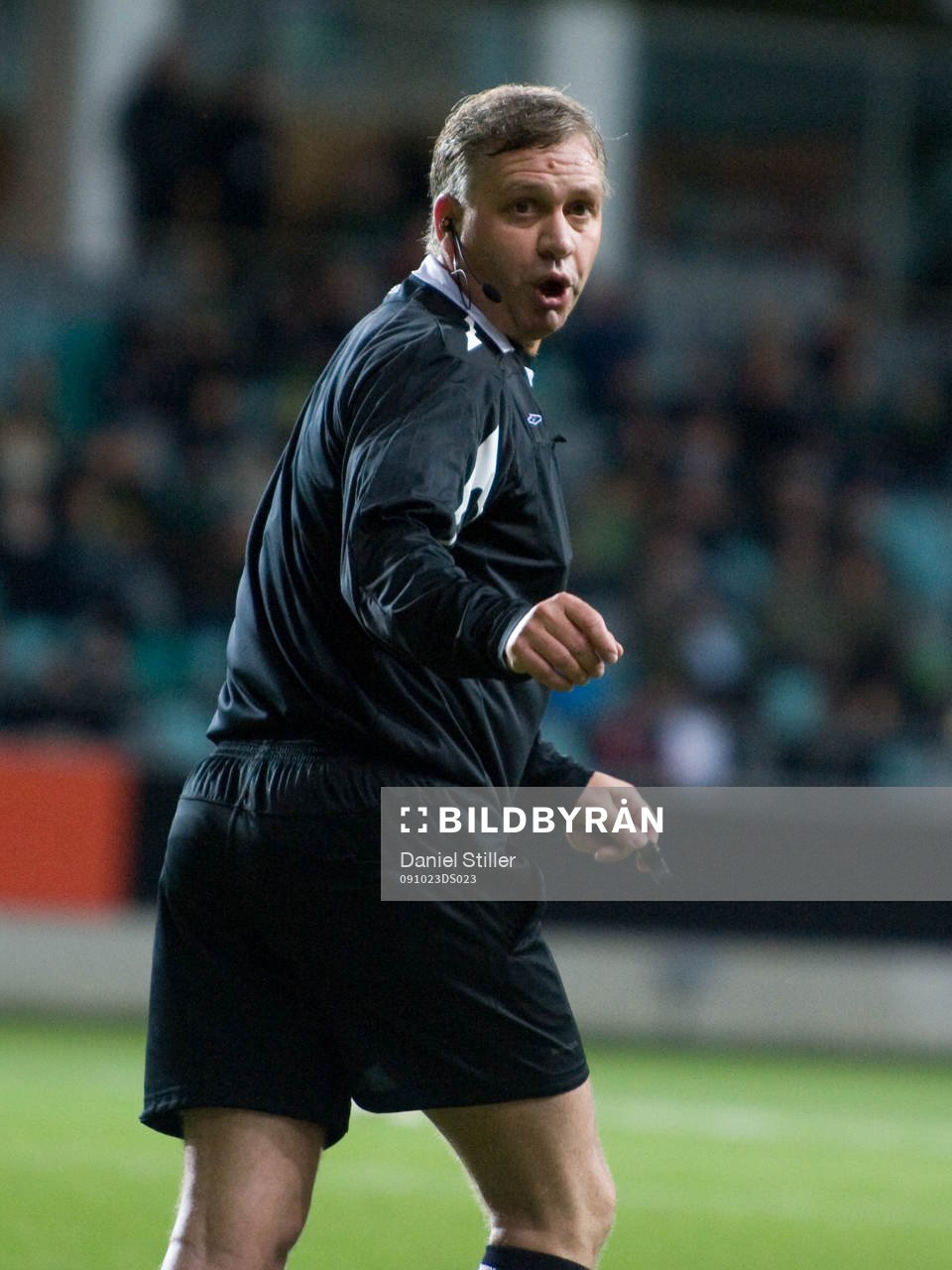 Domare Åke Andreasson dömde sin sista allsvenska match