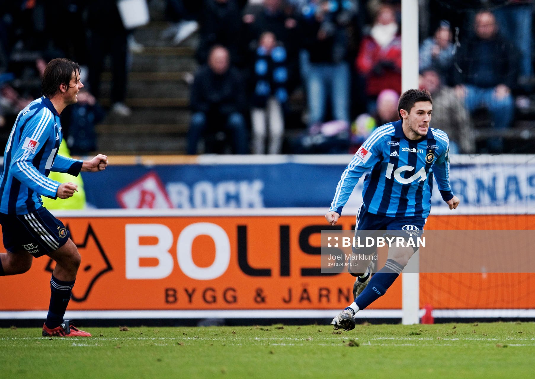  Hrvoje Milic, Djurgården, jubel efter att ha gjort 2-1 på straff.