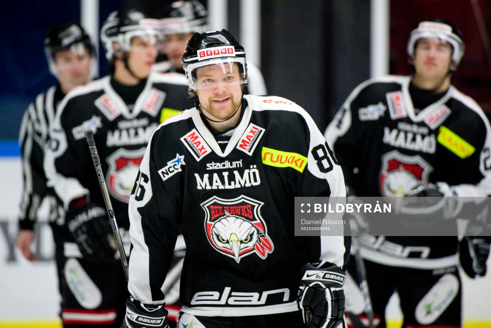 Tomas Wallgren, Malmö har gjort 1-0. Jubel
