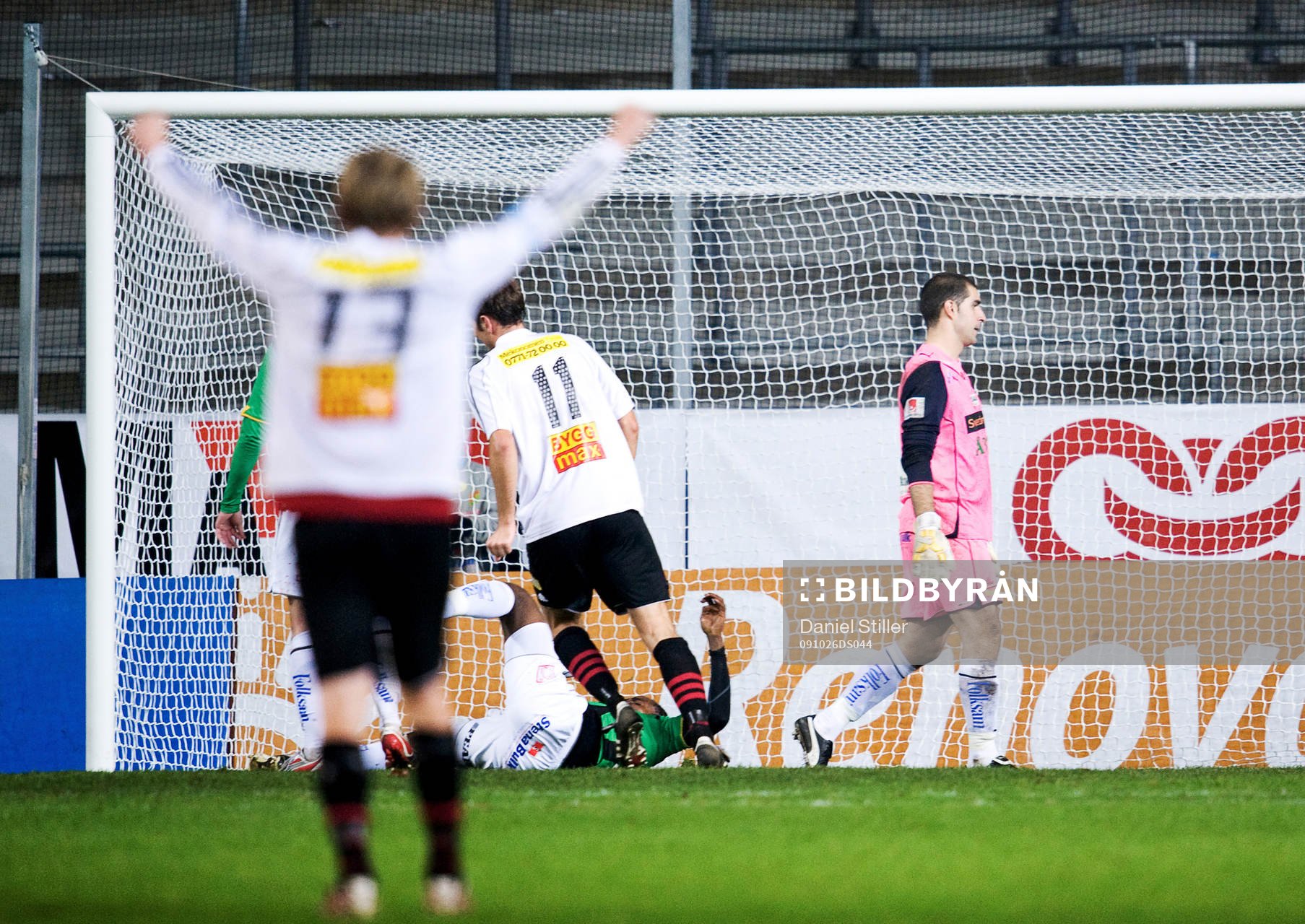 Philip Haglund, Brommapojkarna, gör matchens enda mål