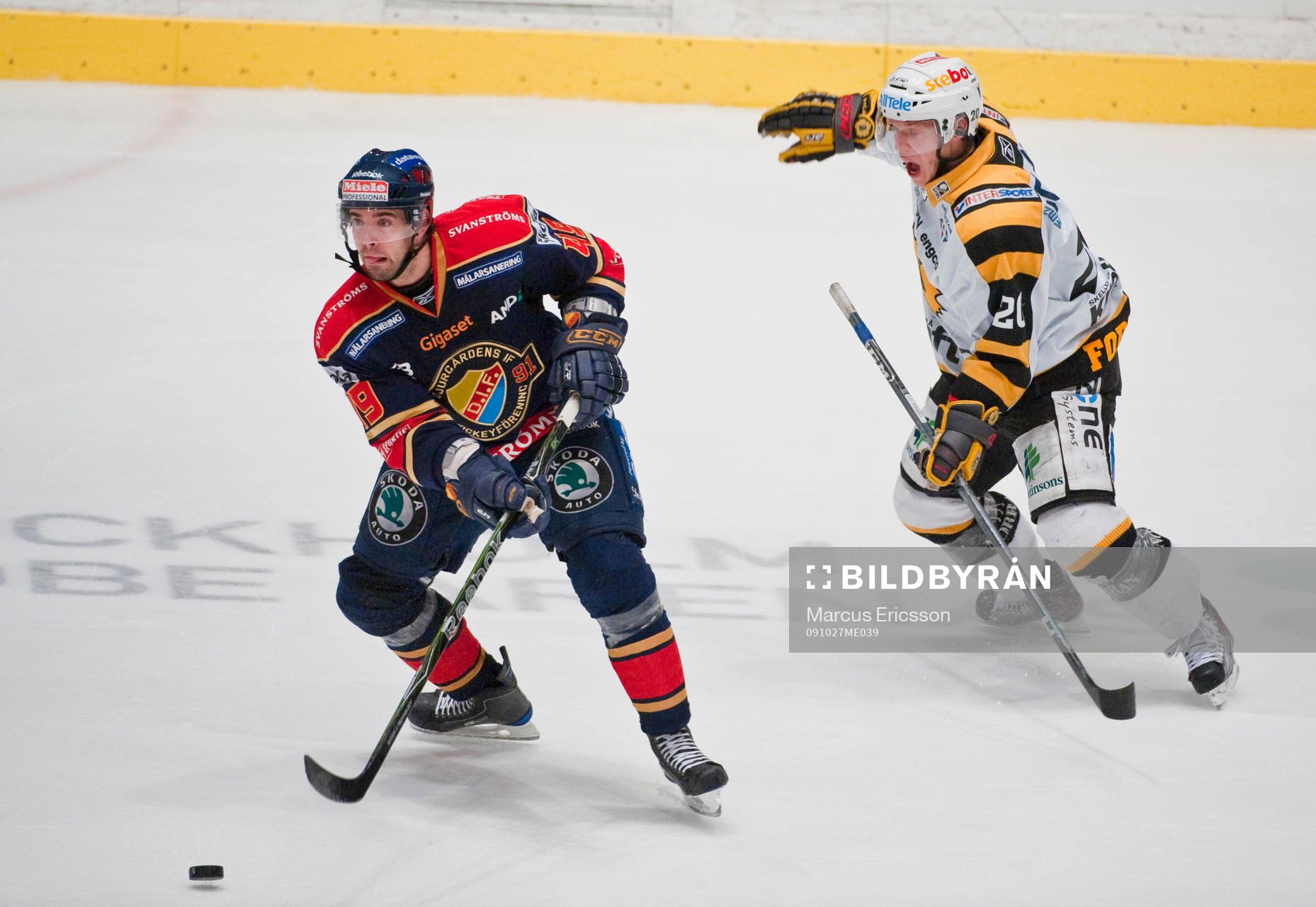 Kyle Klubertanz, Djurgården och Erik Forssell, Skellefteå