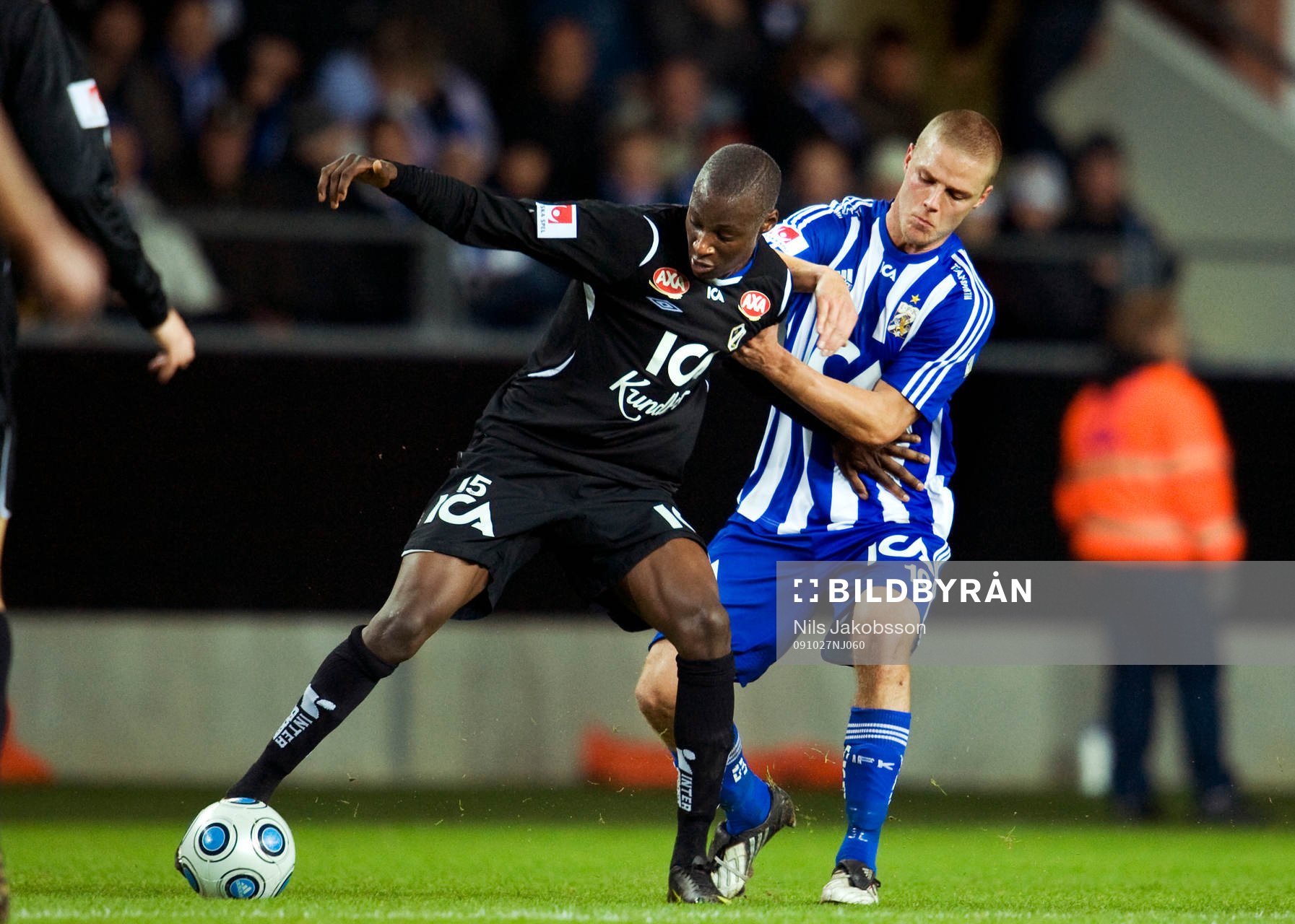 Joe Sise, Halmstad, Ragnar Sigurdsson, IFK Göteborg