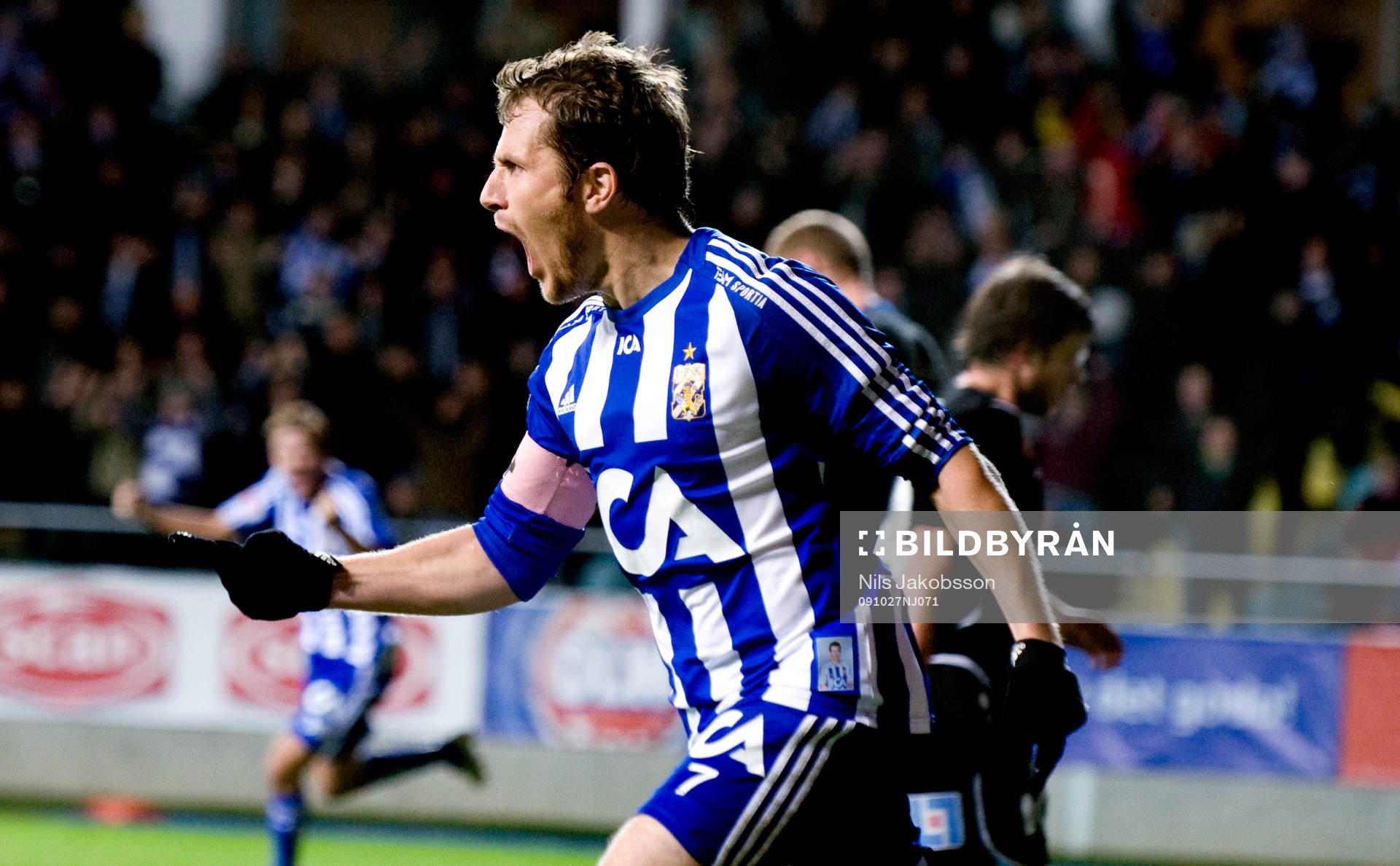  Tobias Hysén, IFK Göteborg, jubel.