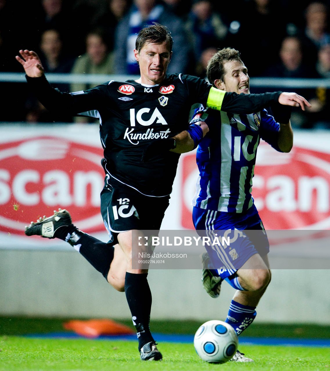 Tomas Zvirgzdauskas, Halmstad. Tobias Hysén, IFK Göteborg