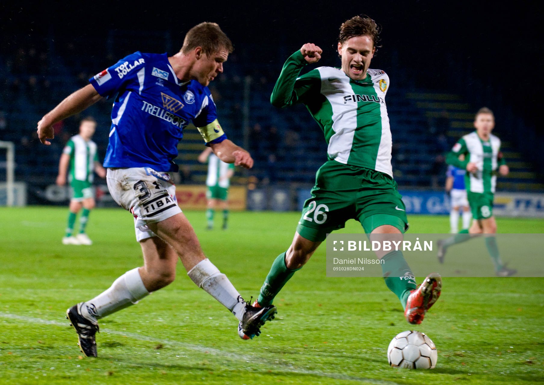 Dennis Melander, Trelleborg och Simon Helg, Hammarby