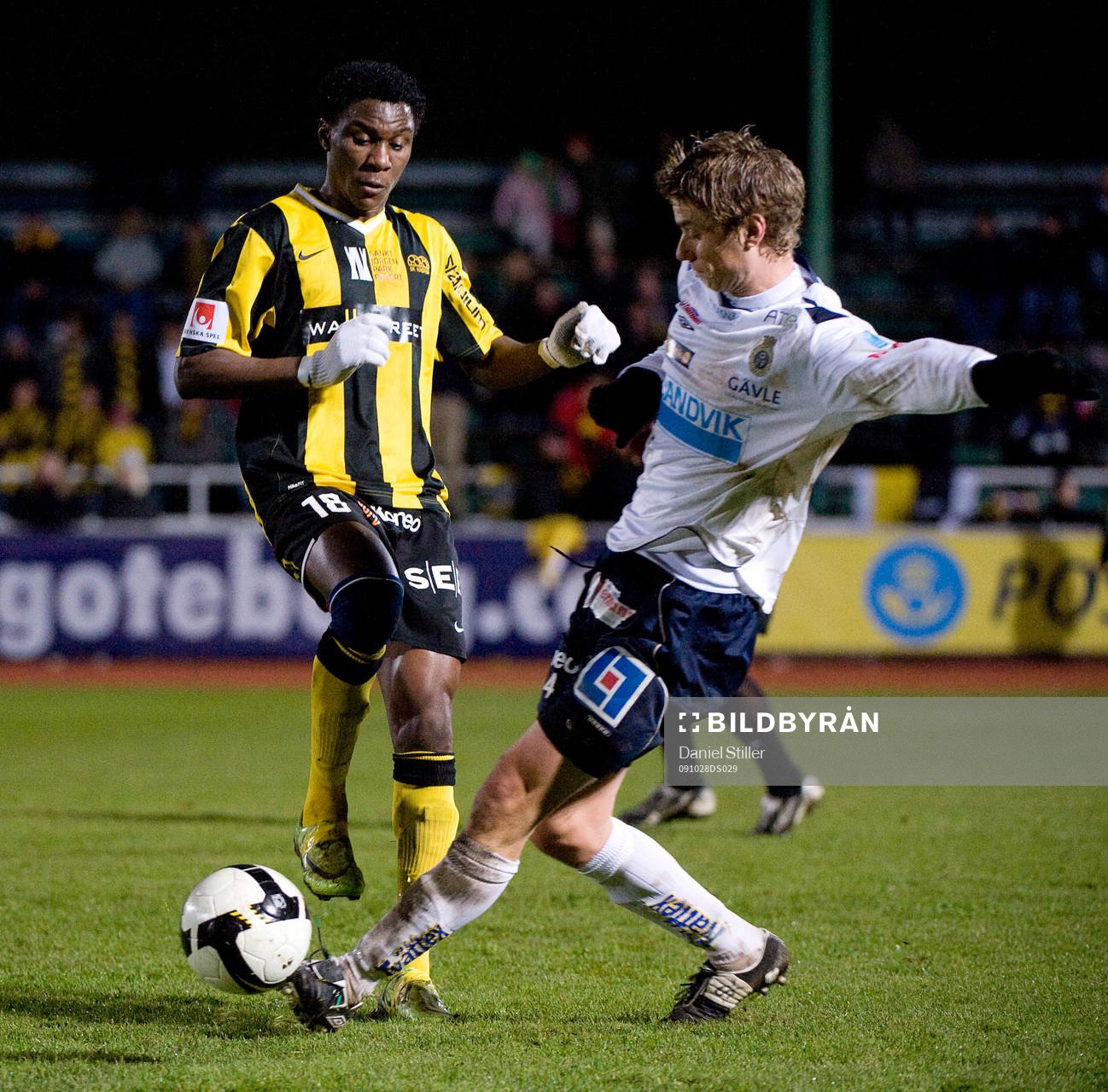 Bernhard Nyström, Gefle. Dominic Chatto, Häcken
