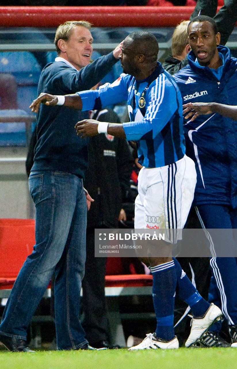 Prince Ikpe Ekong, tränare, Andrée Jeglertz och Steve