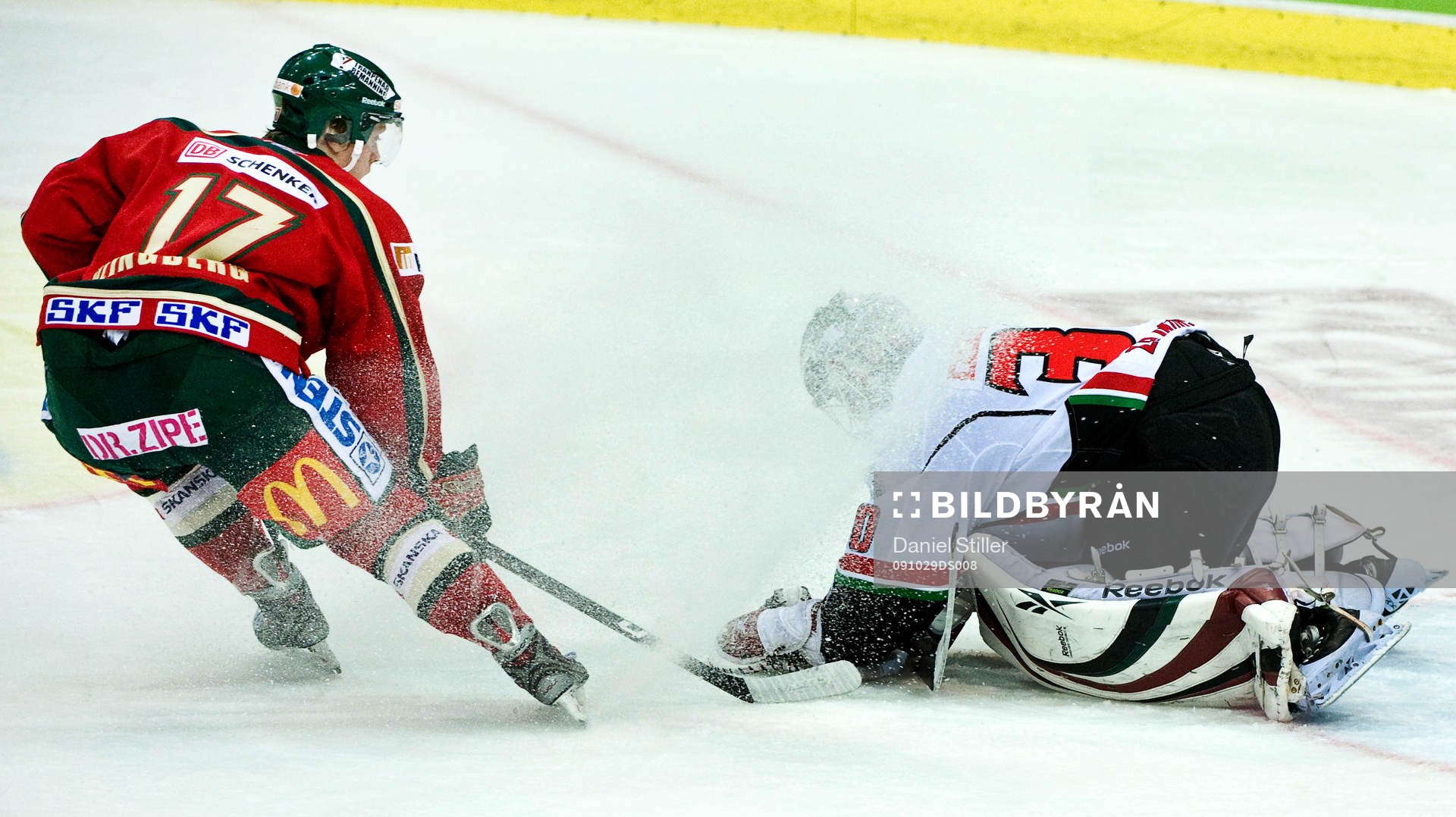 Carl Klingberg, Frölunda, Michal Zajkowski, målvakt, Modo
