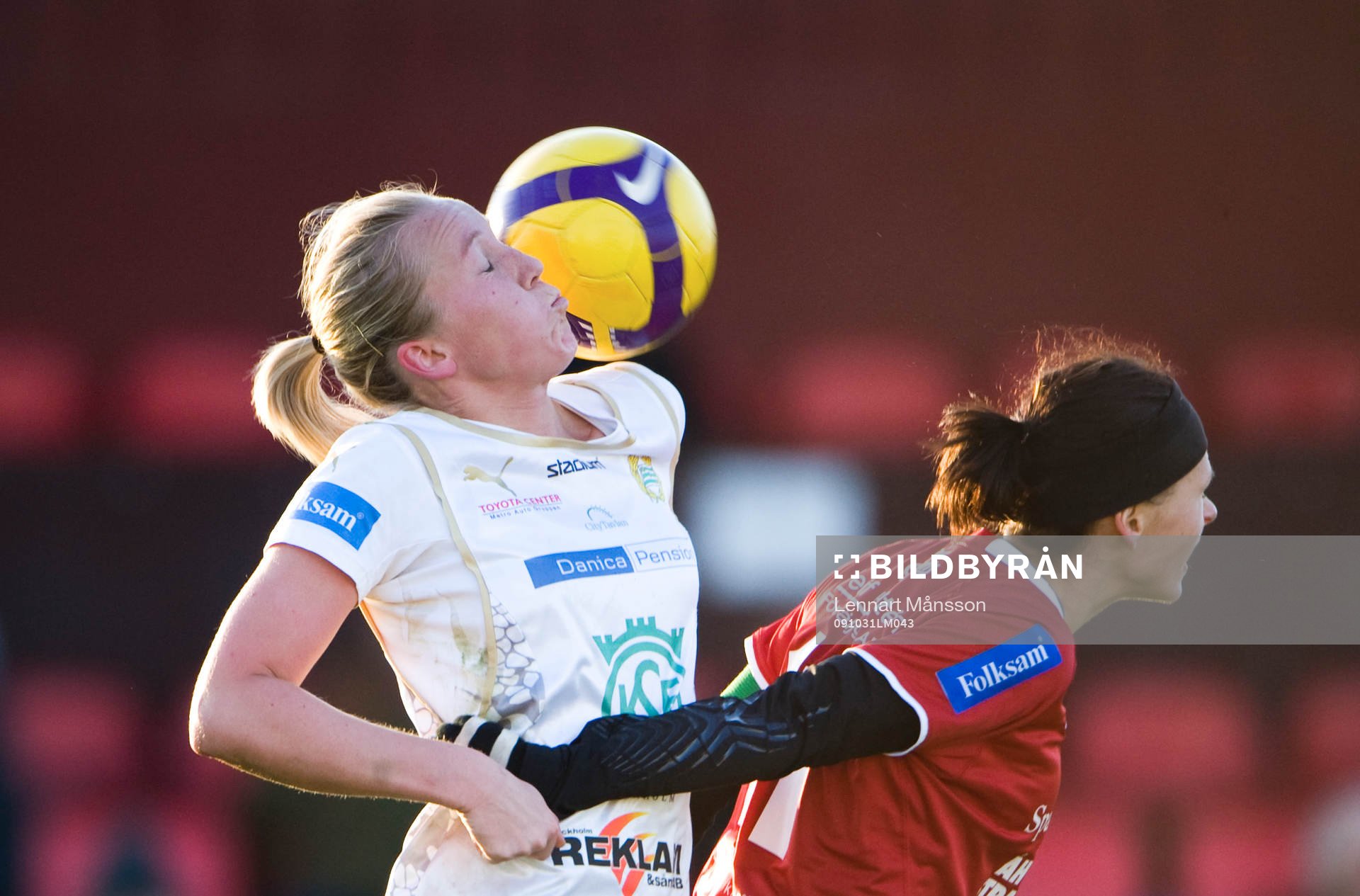 Karin Lissel, Hammarby, nickduellerar mot Susanne Moberg,