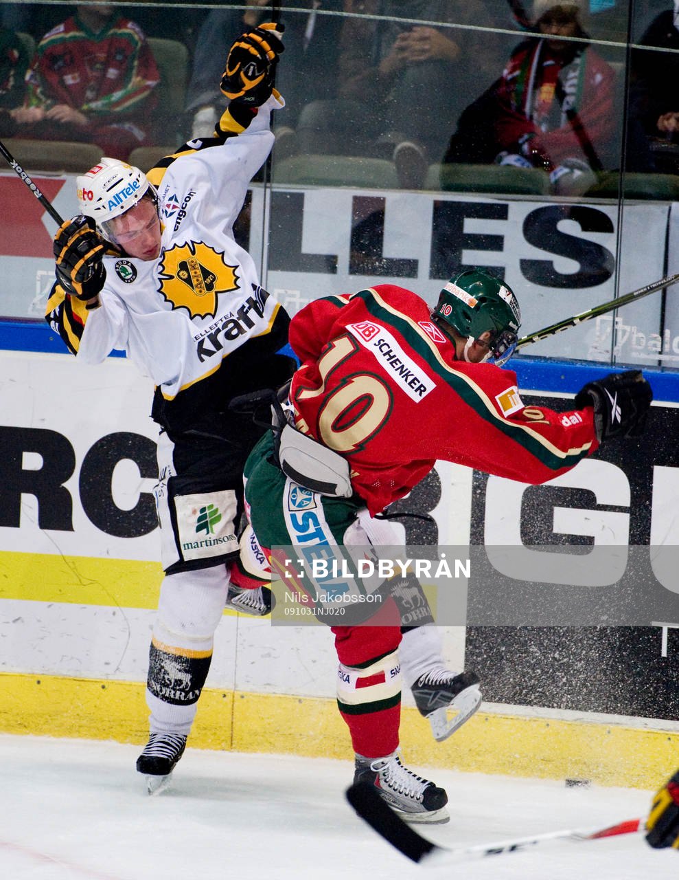 Fredrik Pettersson, Frölunda, tackling