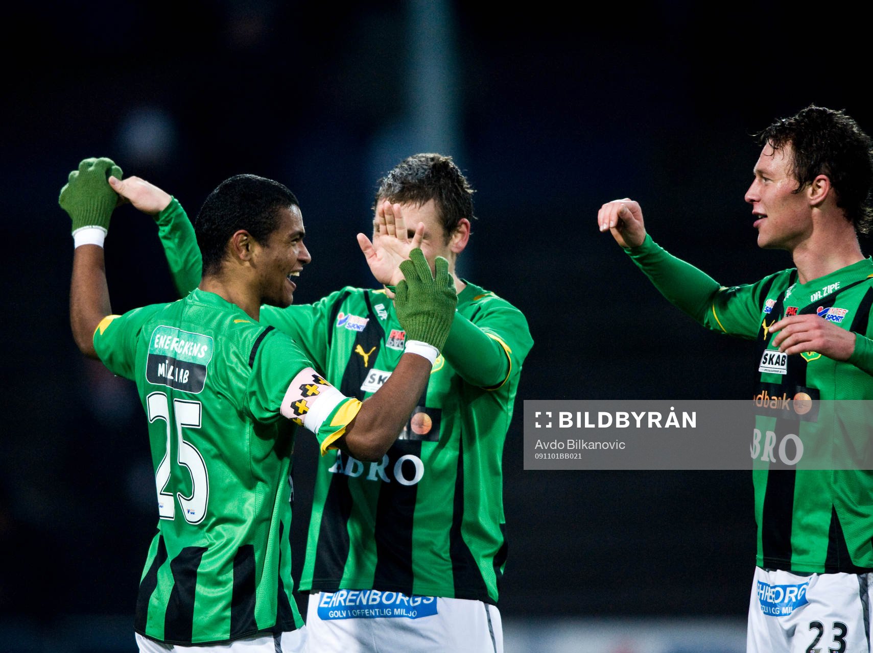 Wanderson do Carmo, Eyjólfur Hédinsson, GAIS, jubel