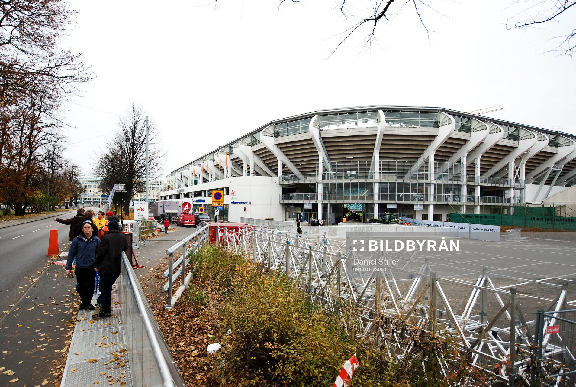Gamla Ullevi,  4 timmar innan matchstart