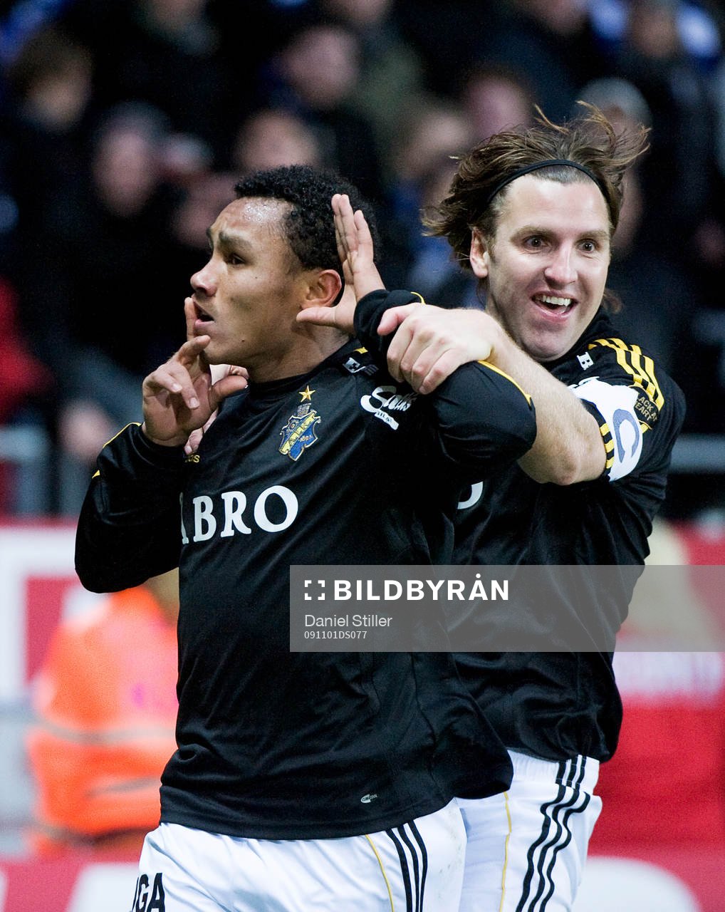 Antonio Flavio, Nils-Eric Johansson, AIK, jubel