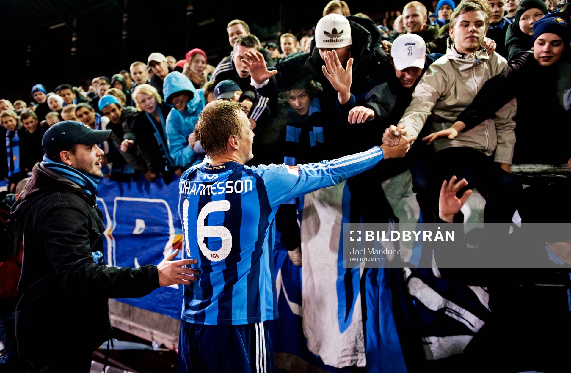 Markus Johannesson tackar fansen